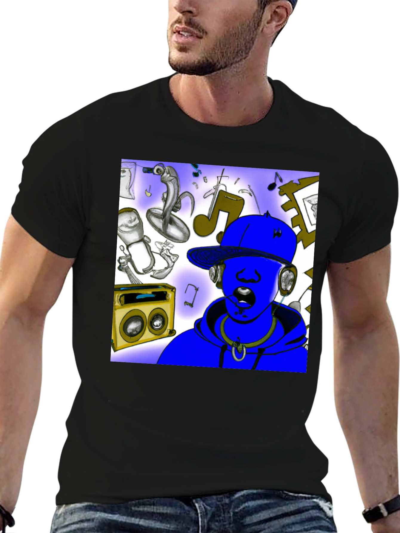 Cool Graphic Tee - Music Vibe