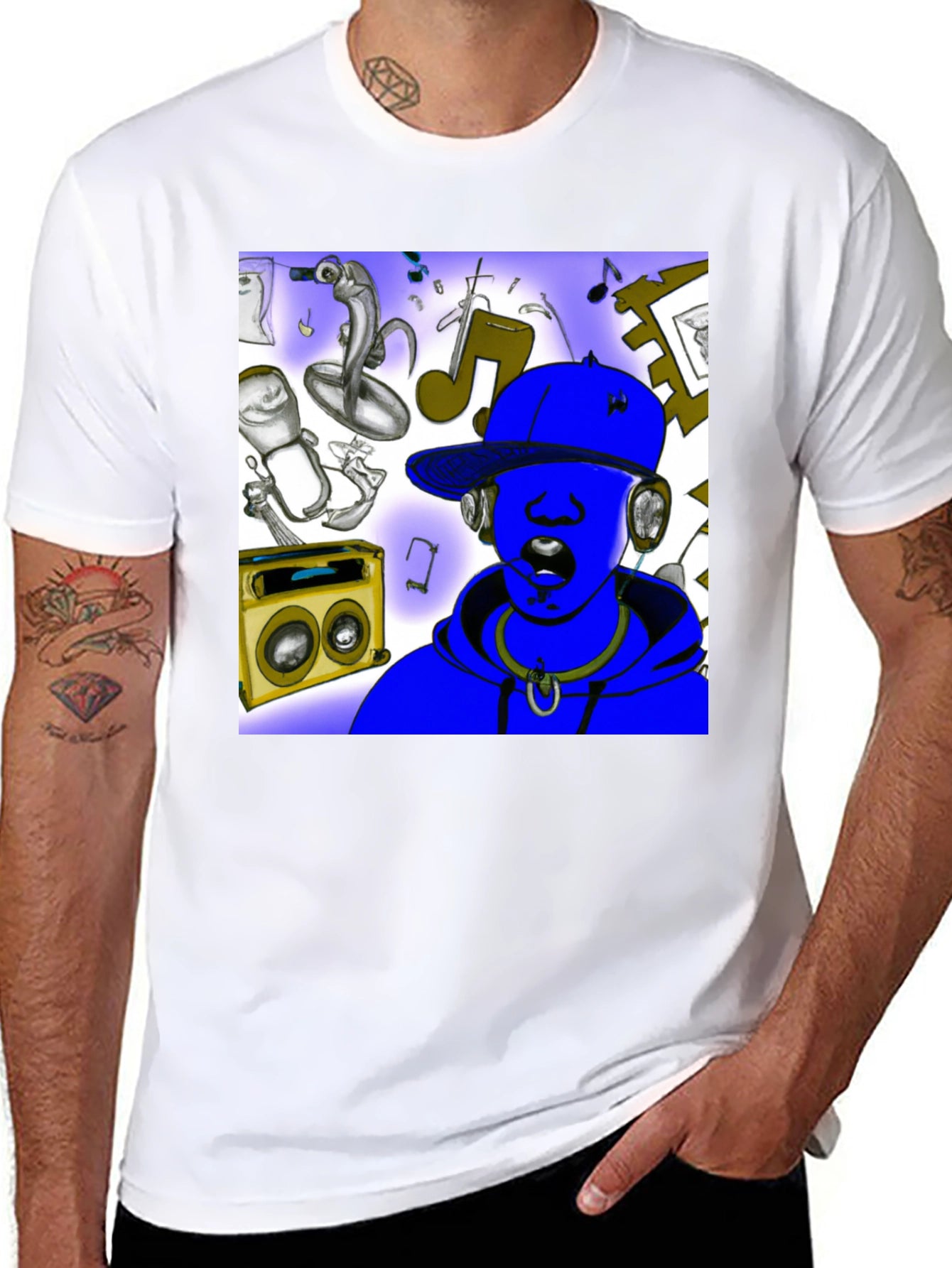 Cool Graphic Tee - Music Vibe