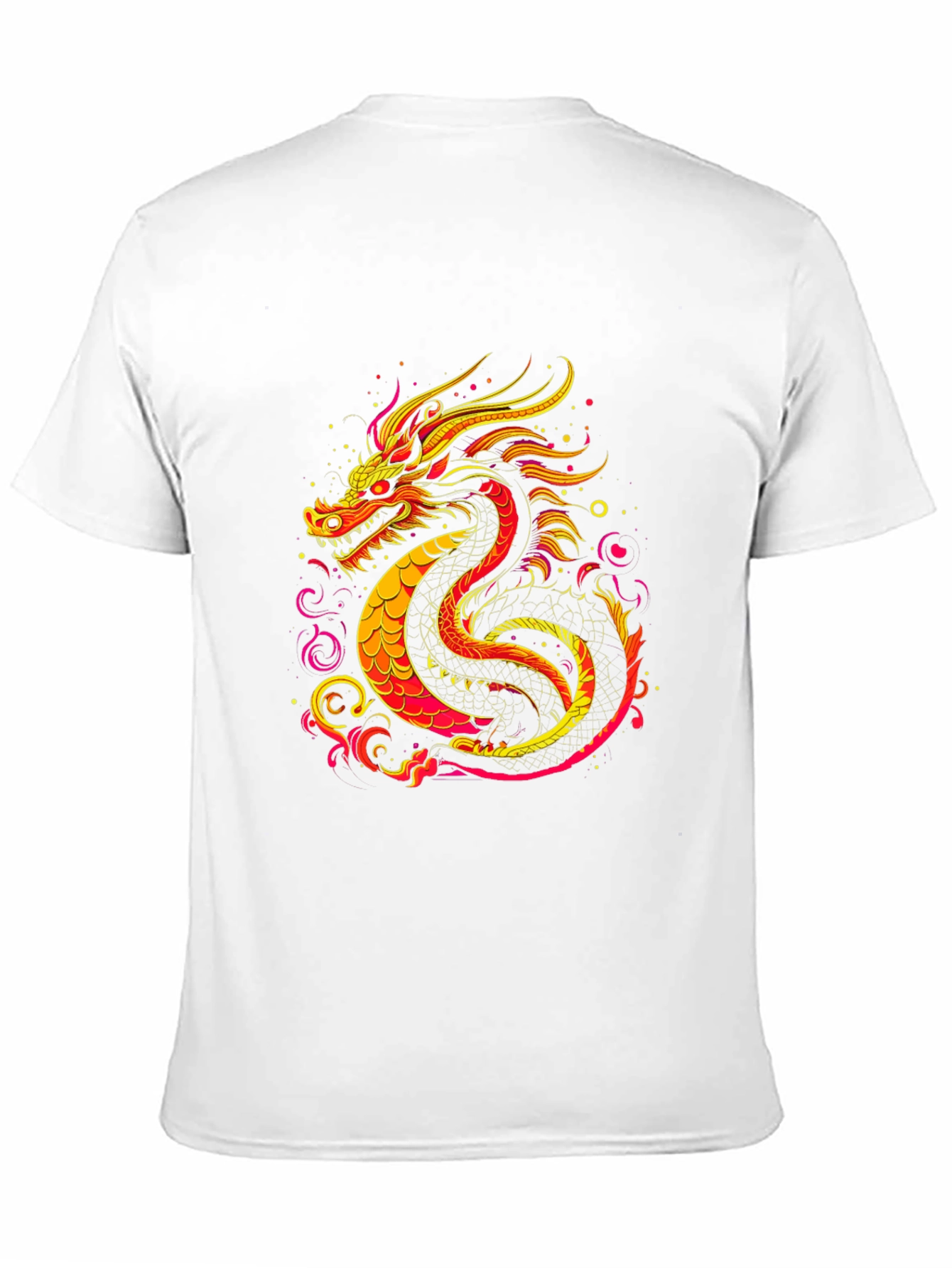 Fiery Dragon Graphic Tee - Bold Statement Shirt