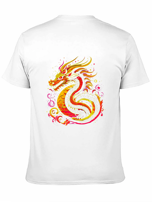Fiery Dragon Graphic Tee - Bold Statement Shirt