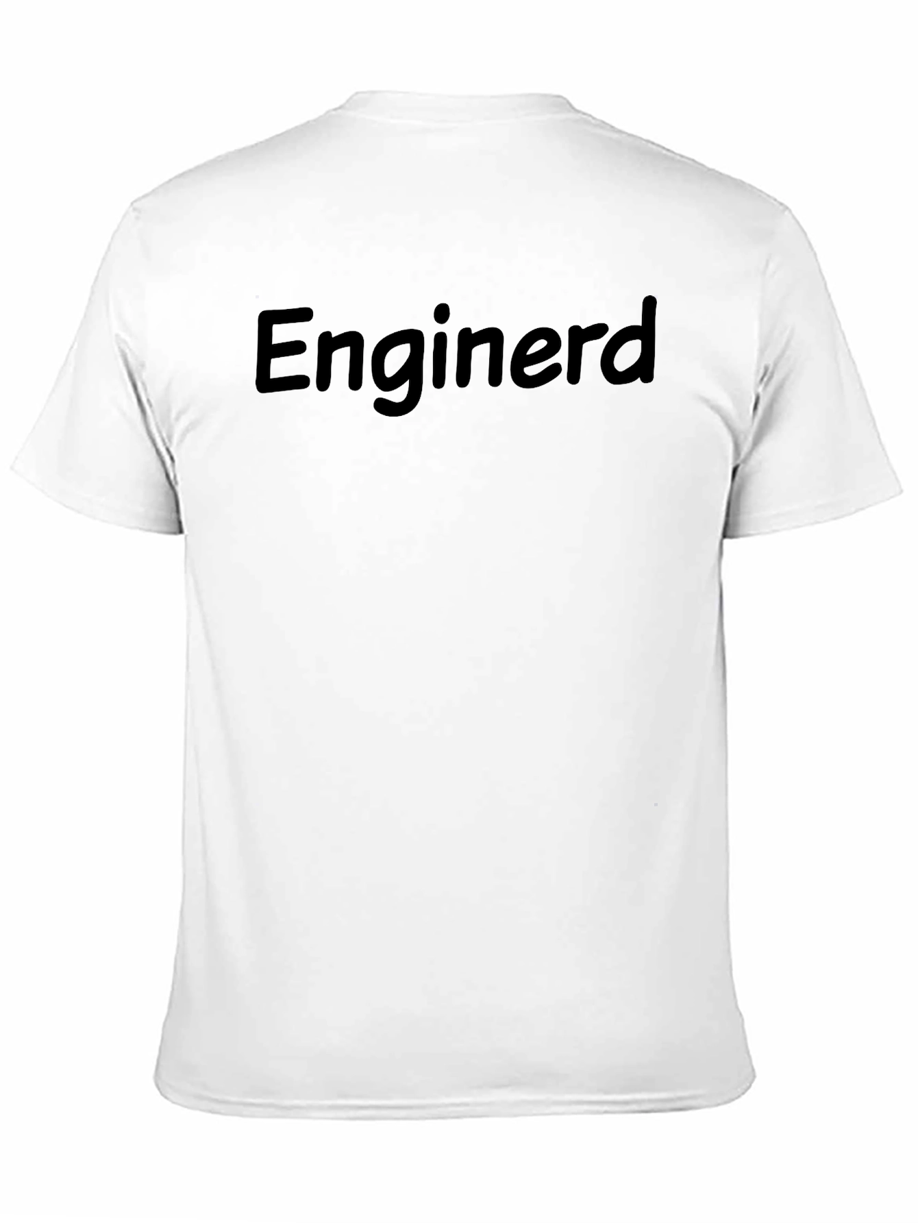 Enginerd Graphic Tee - Black Casual T-Shirt