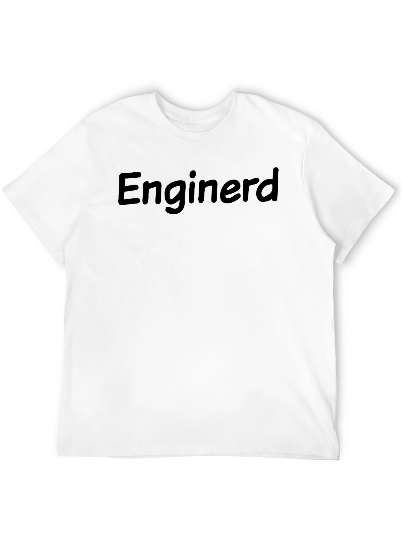 Enginerd Graphic Tee - Black Casual T-Shirt