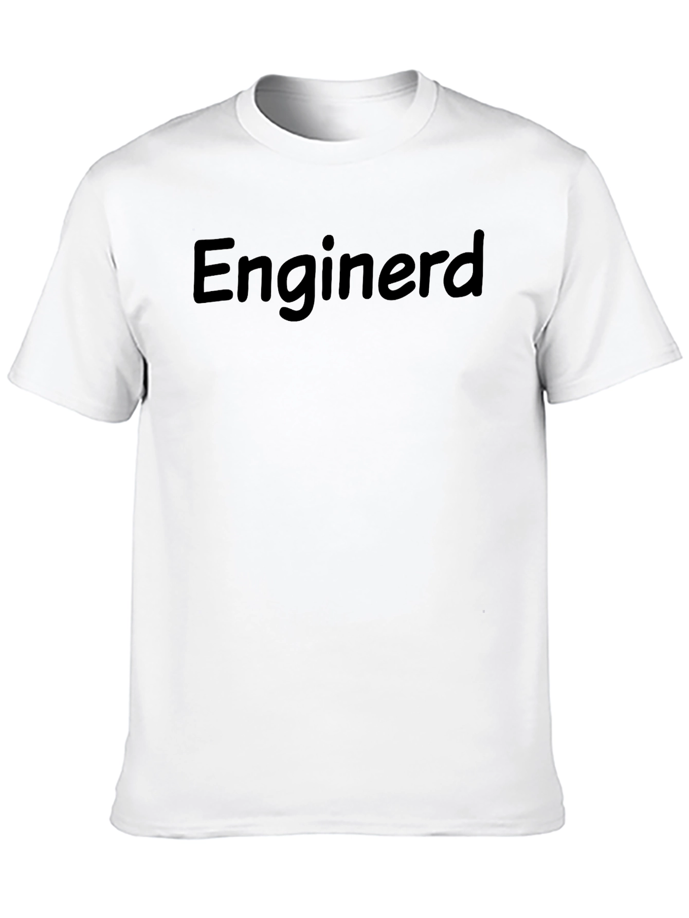 Enginerd Graphic Tee - Black Casual T-Shirt