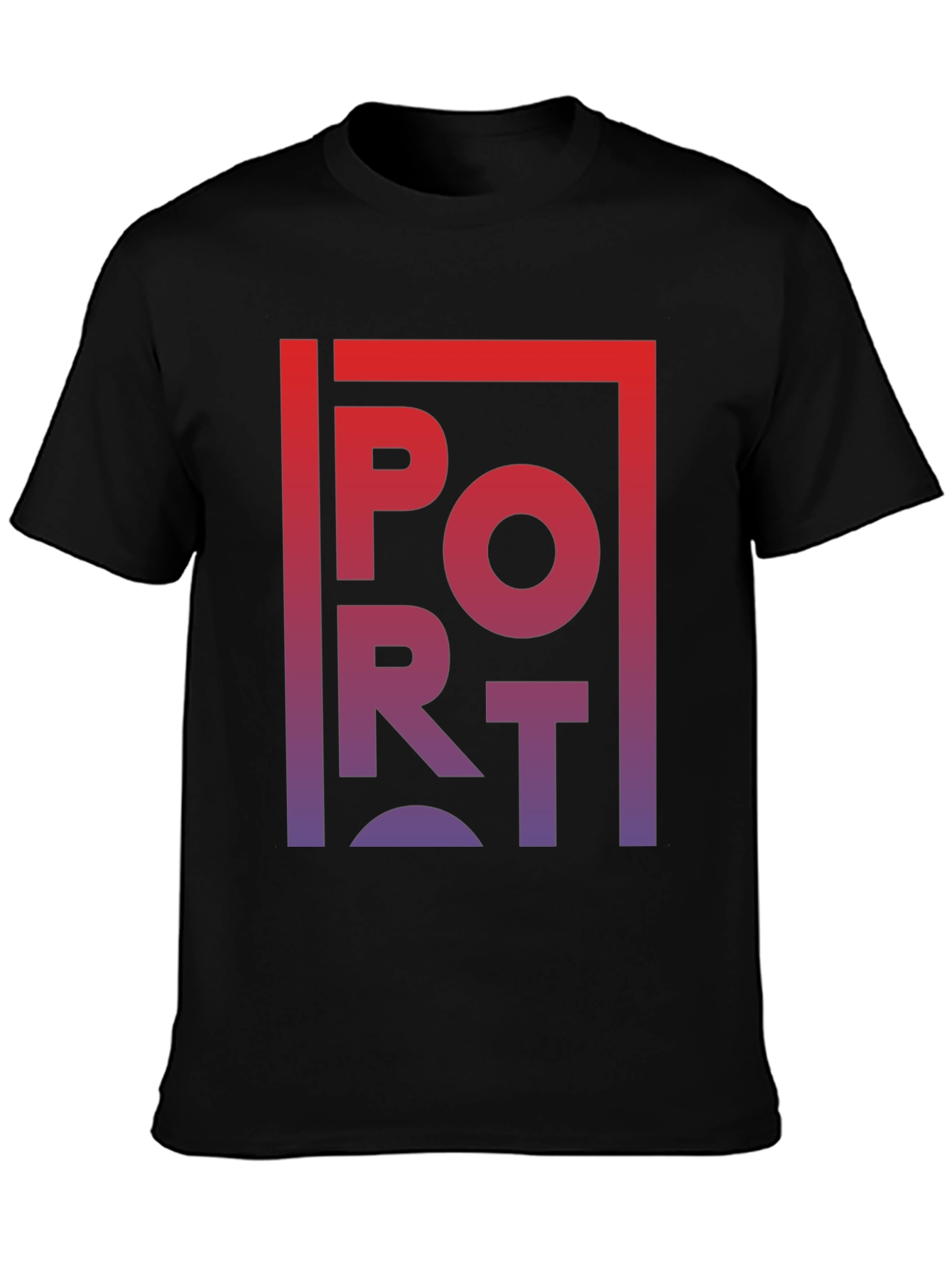 Gradient PORT Graphic T-Shirt