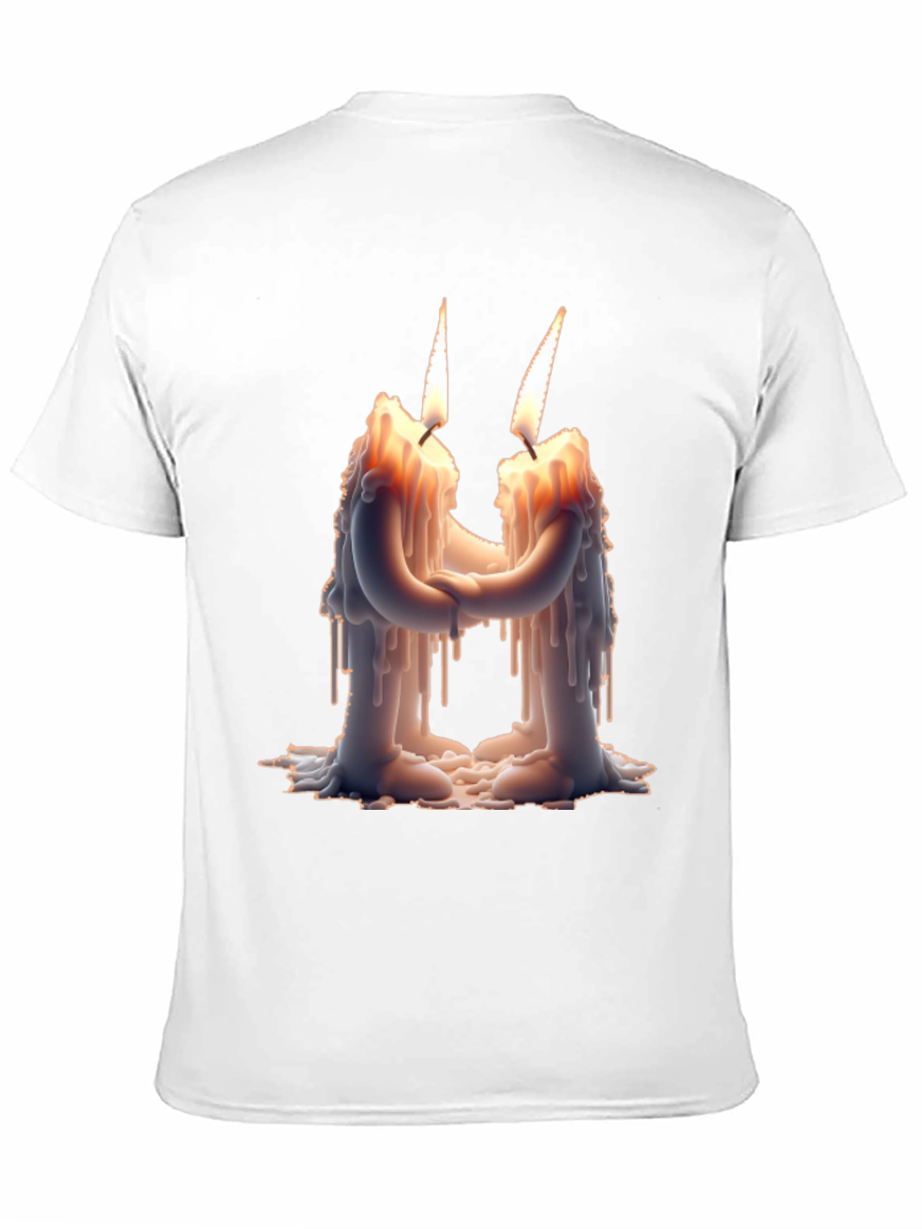 Romantic Candle T-Shirt: Light Up Your Style!