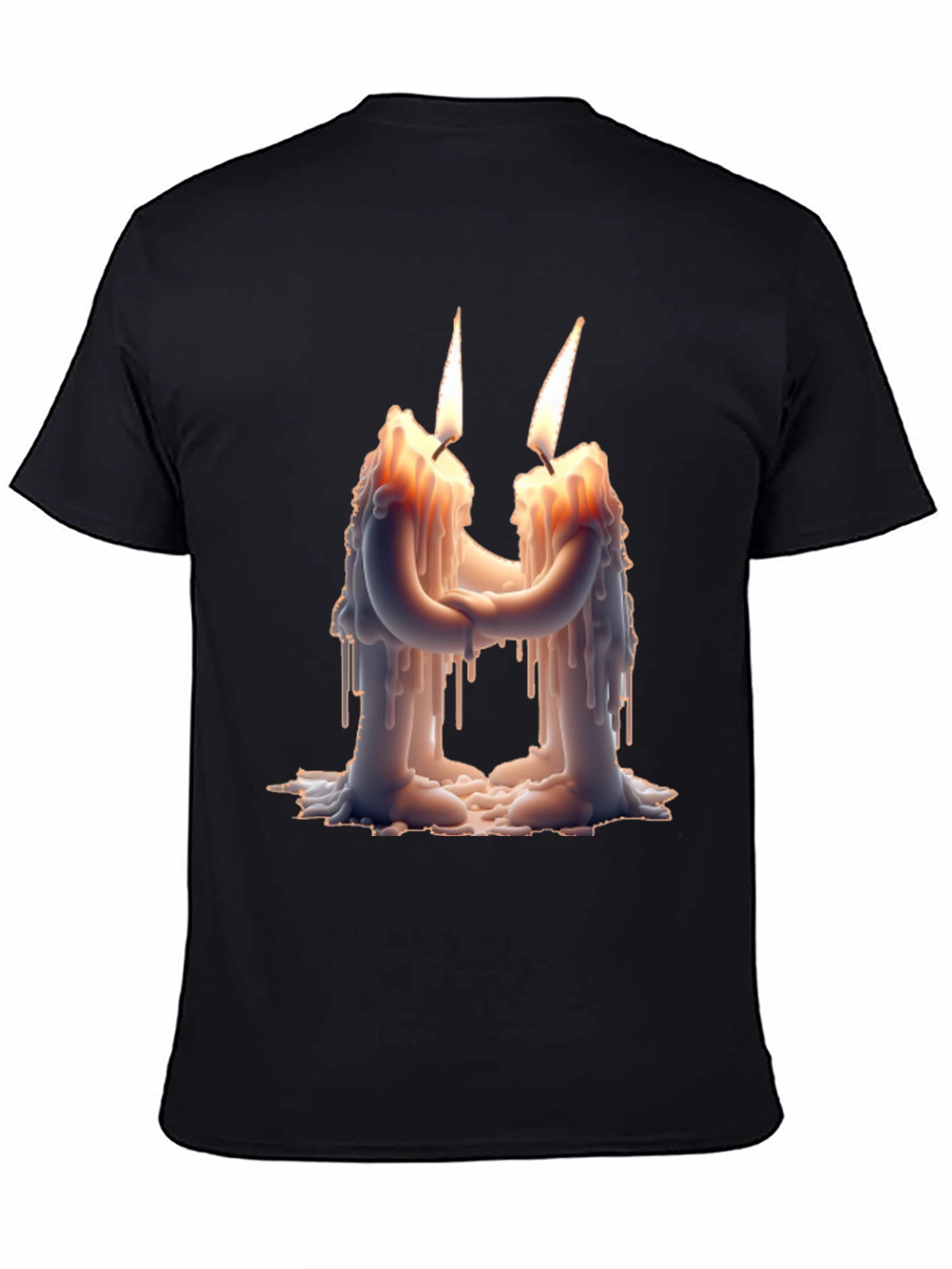 Romantic Candle T-Shirt: Light Up Your Style!