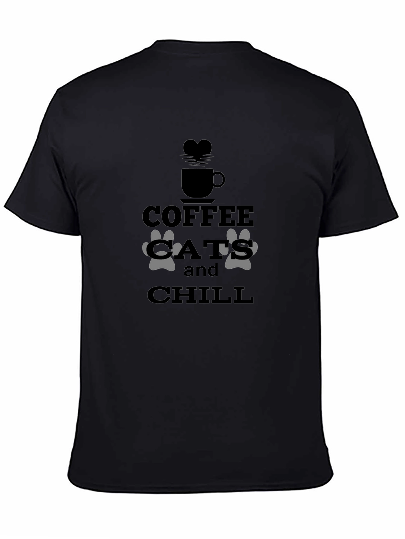 Coffee Cats & Chill Graphic Tee - Relaxed Fit