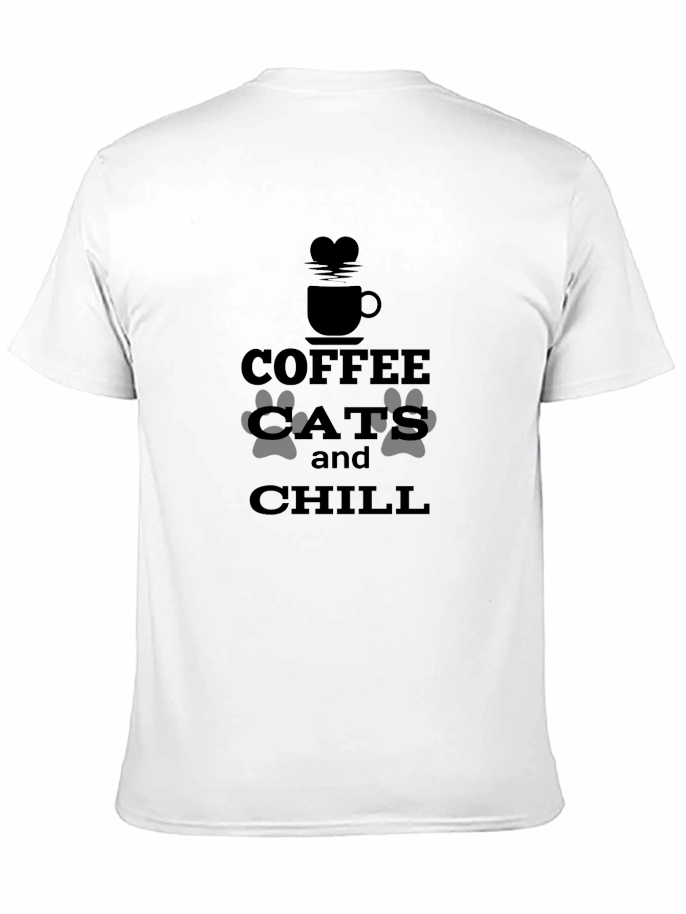 Coffee Cats & Chill Graphic Tee - Relaxed Fit