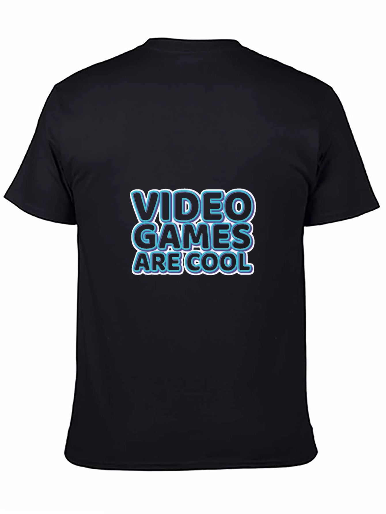 Video Games Are Cool Black T-Shirt