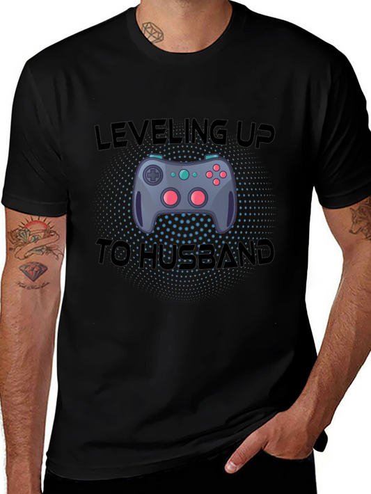 Leveling Up to Husband Gamer T-Shirt