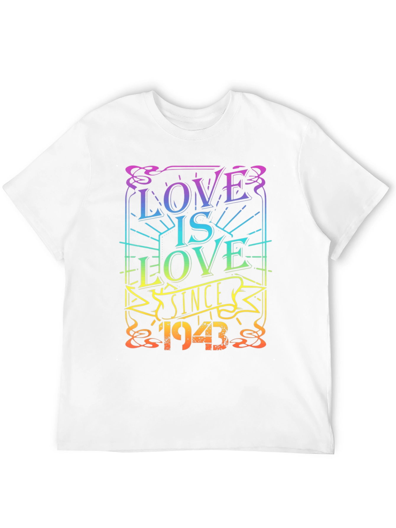 Love Is Love Since 1943 Black Pride T-Shirt