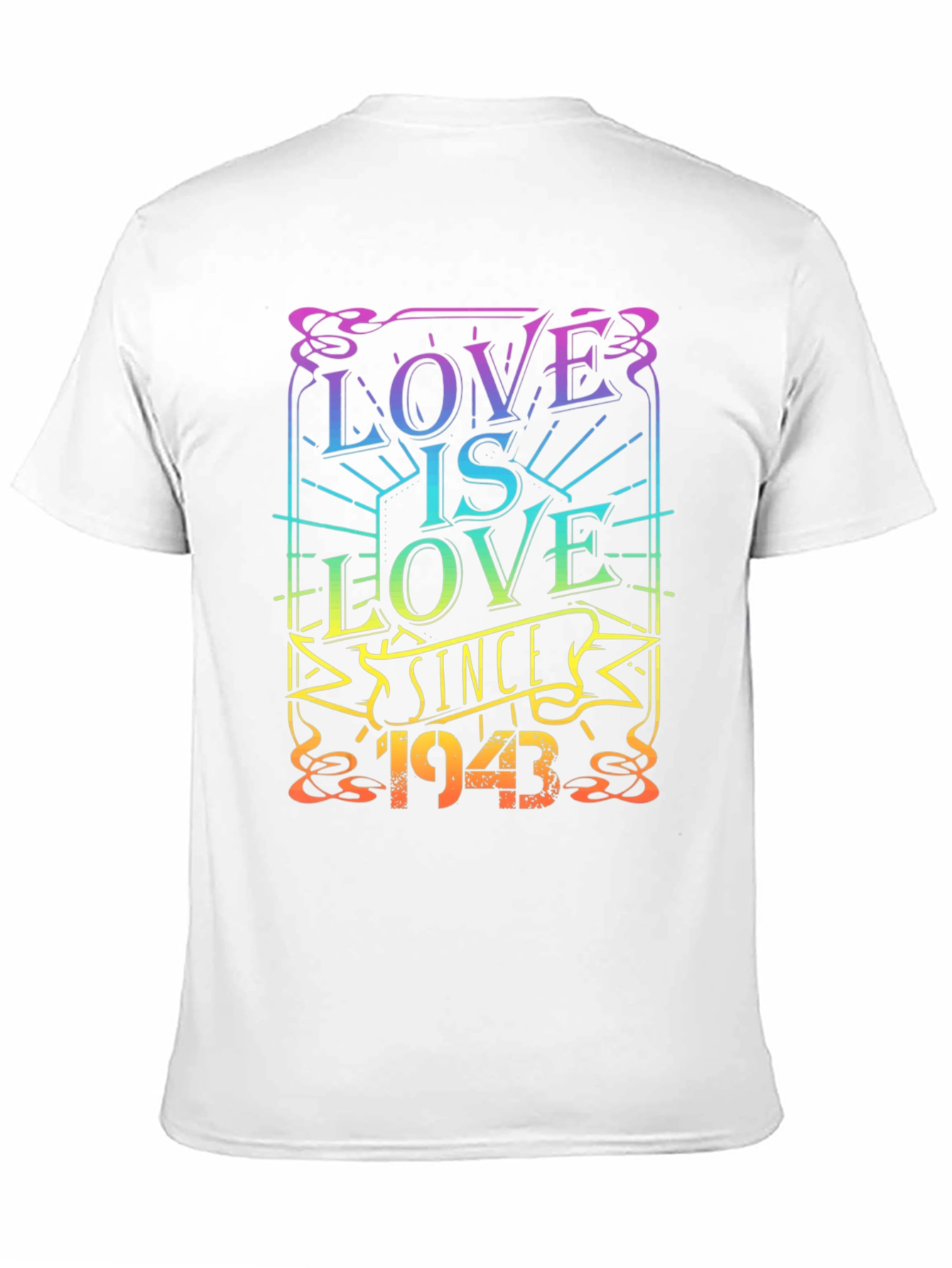 Love Is Love Since 1943 Black Pride T-Shirt
