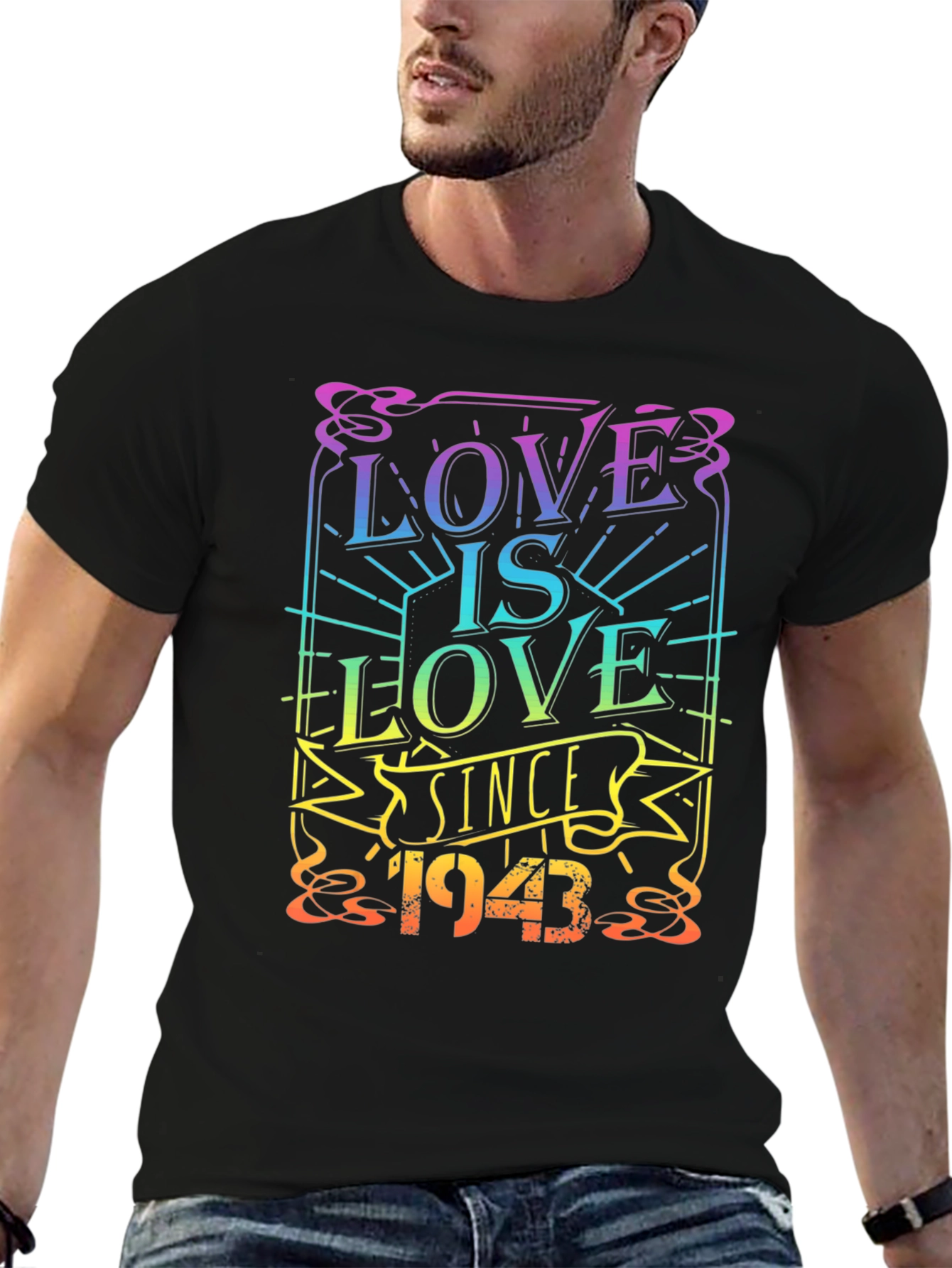 Love Is Love Since 1943 Black Pride T-Shirt