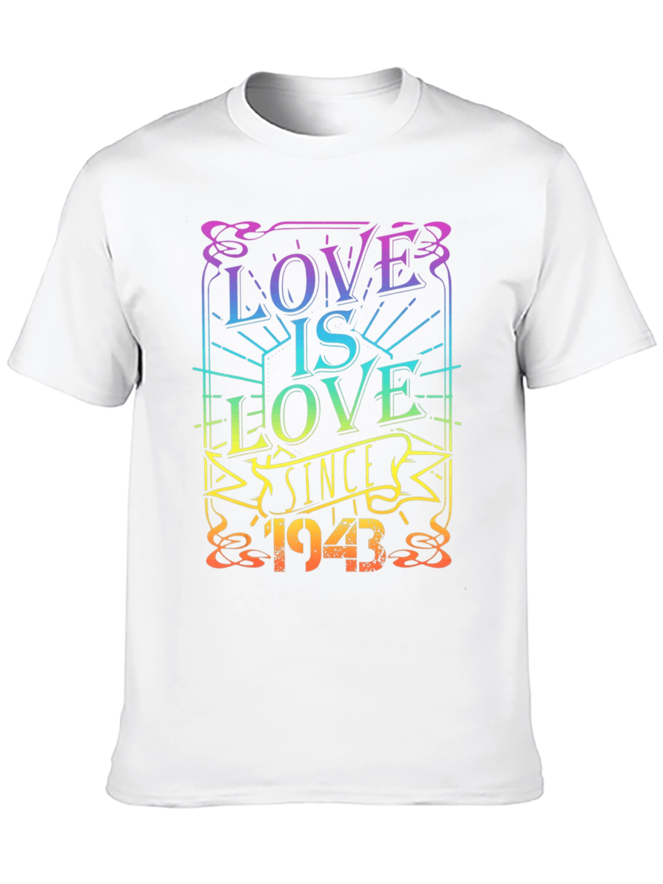 Love Is Love Since 1943 Black Pride T-Shirt