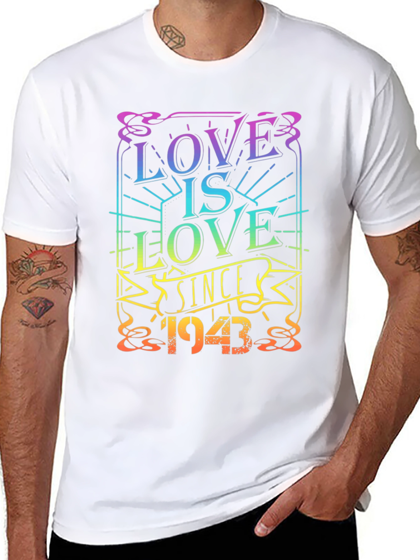 Love Is Love Since 1943 Black Pride T-Shirt
