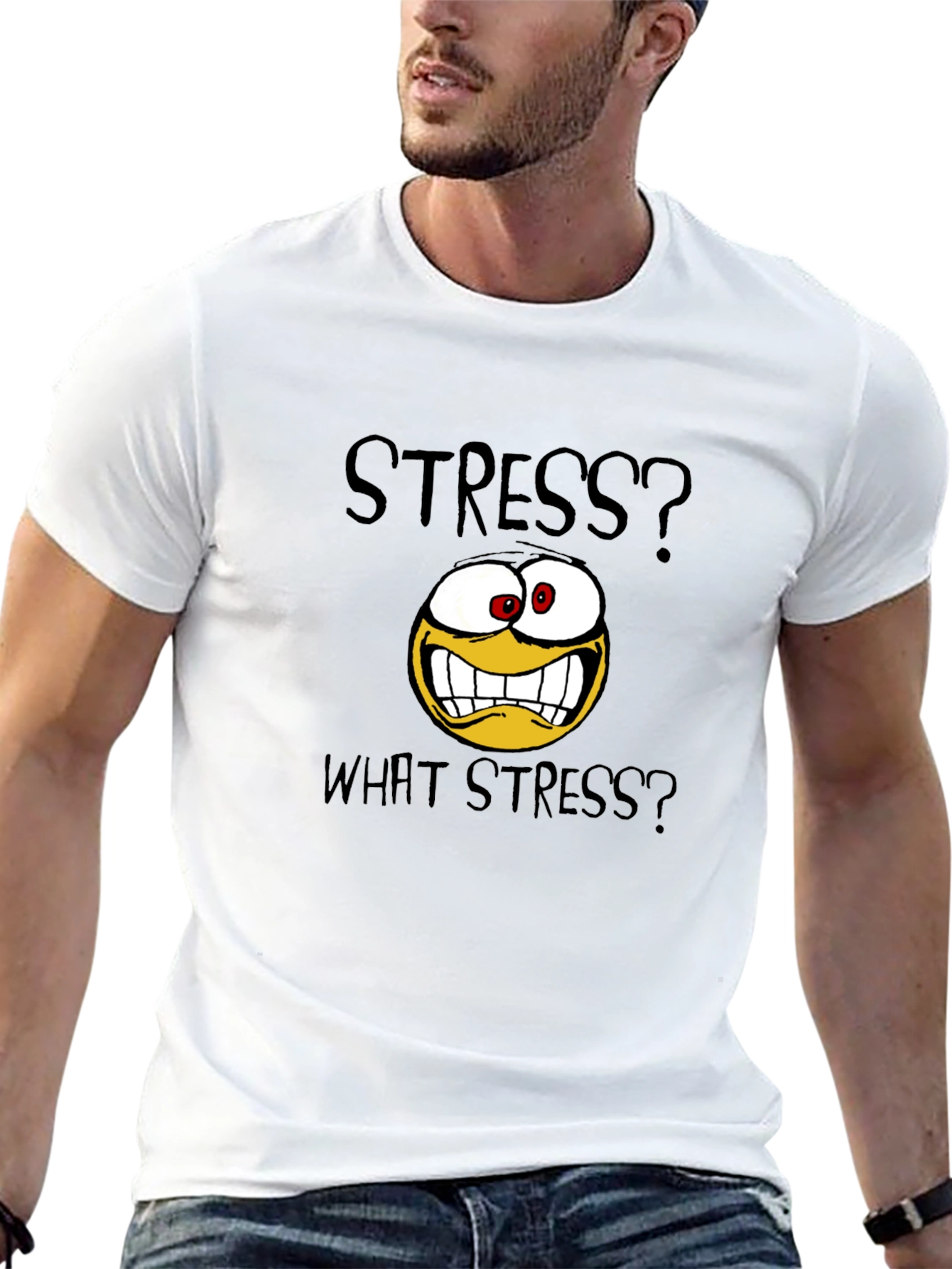Funny Stress T-Shirt Graphic Novelty Tee