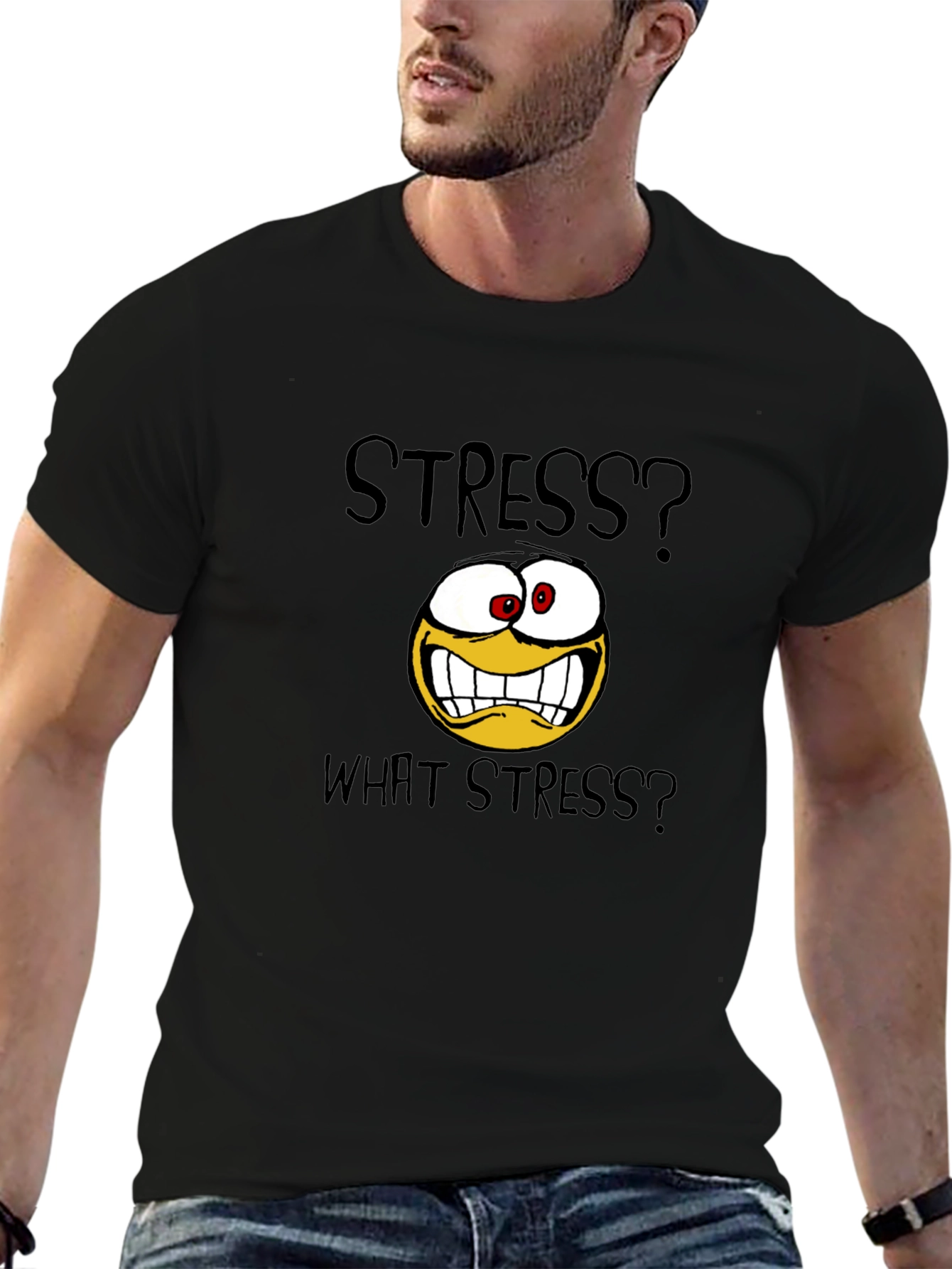 Funny Stress T-Shirt Graphic Novelty Tee