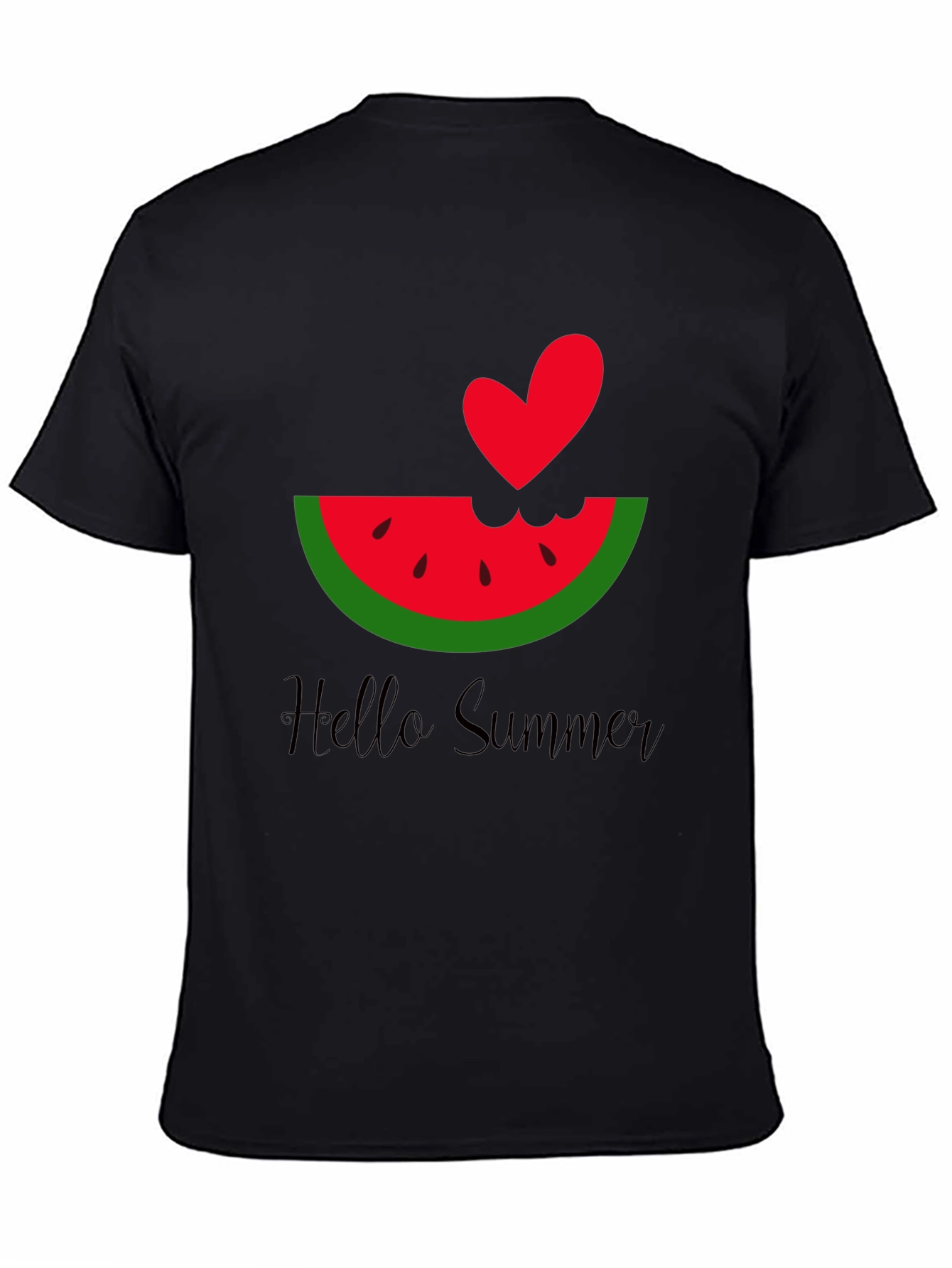 Hello Summer Watermelon Heart Tee