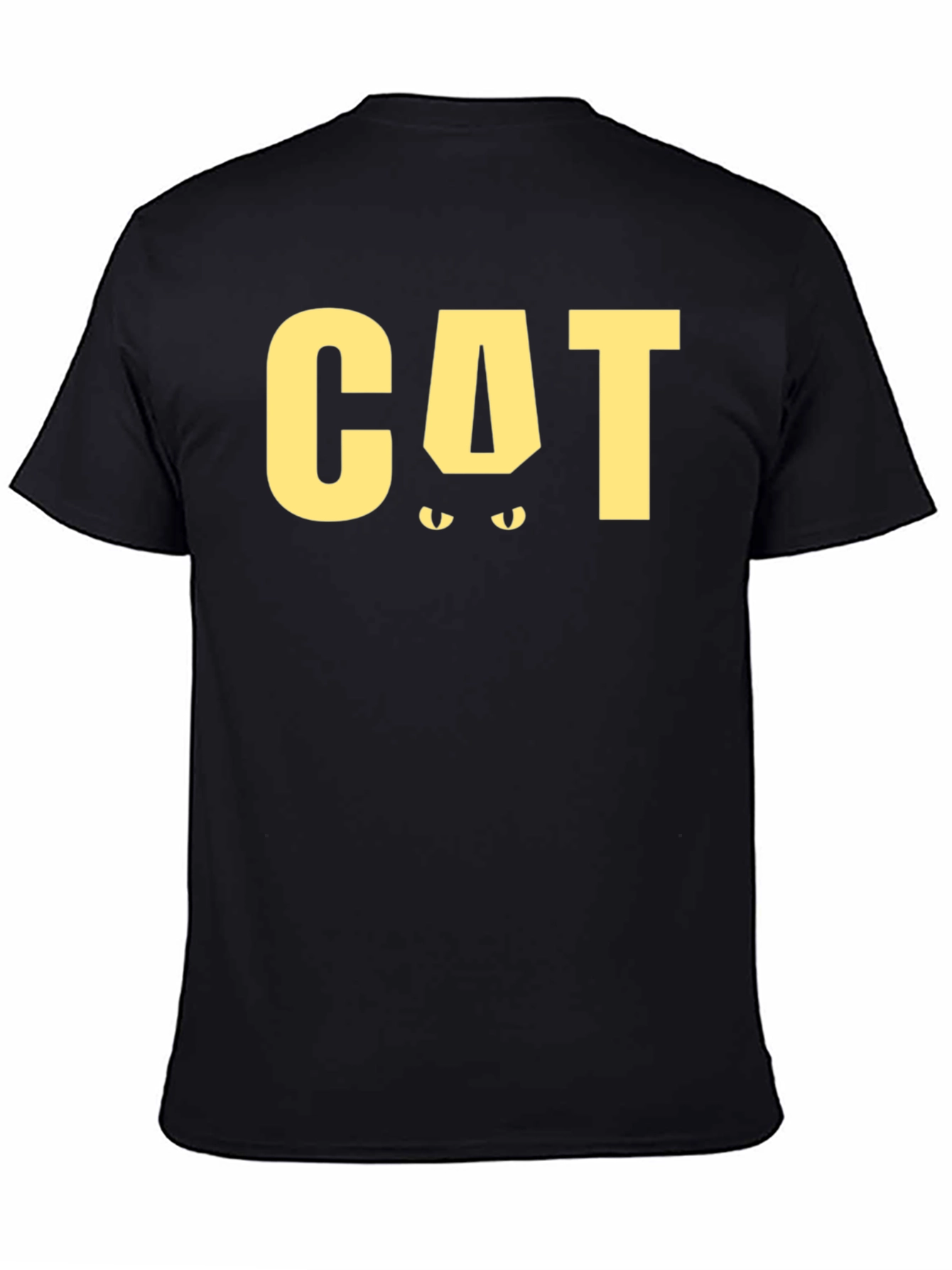 Cat Eyes T-Shirt: Black Cat Graphic Tee