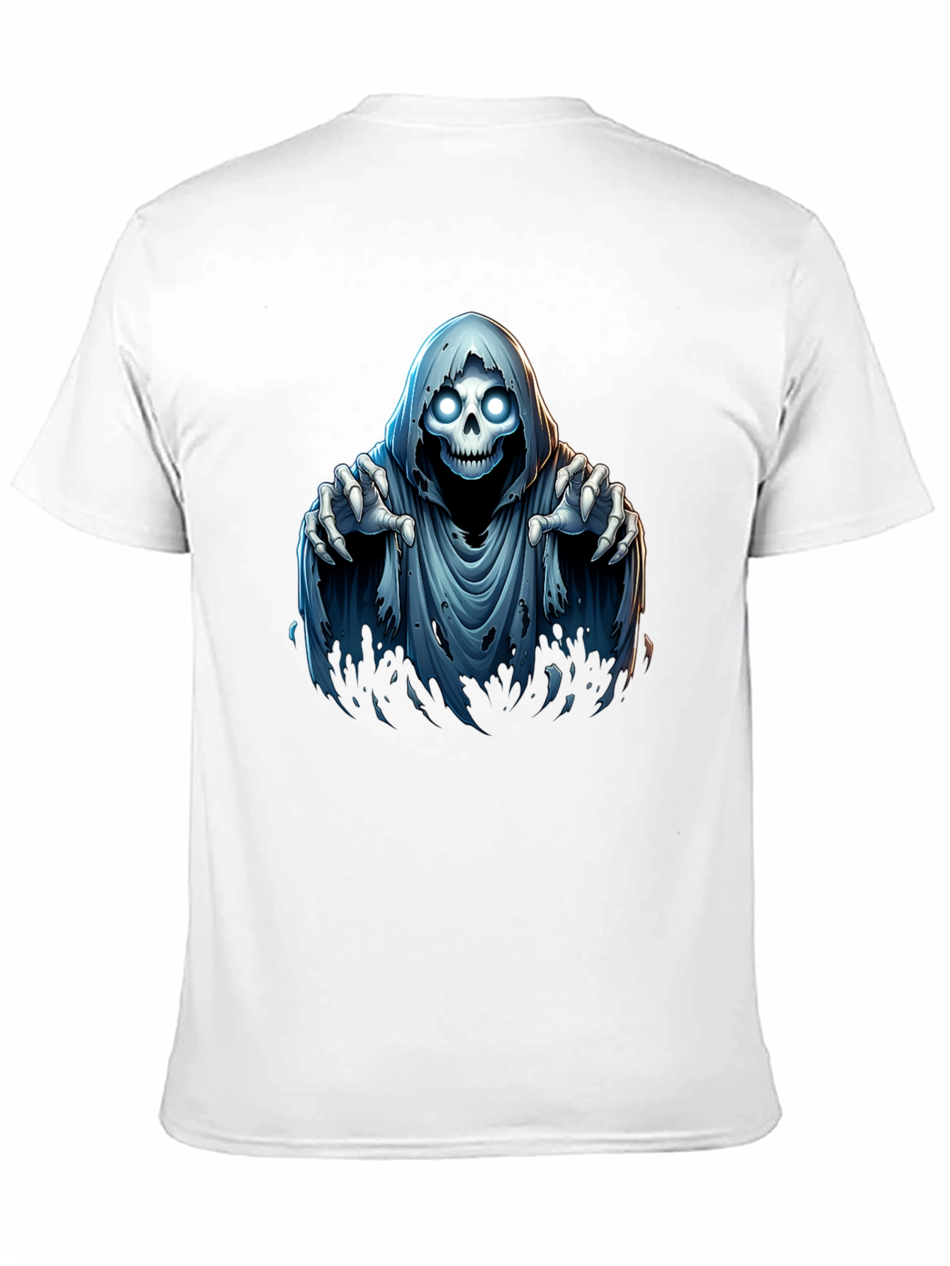 Grim Reaper Graphic T-Shirt - Spooky Halloween Design