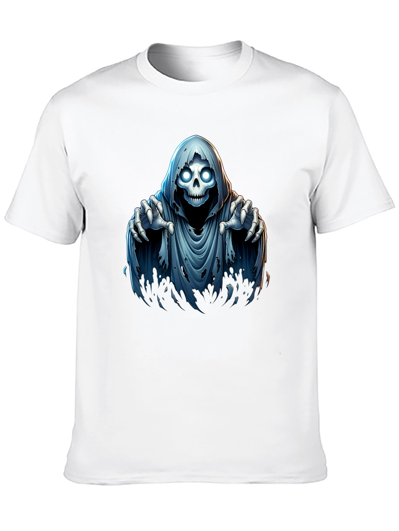 Grim Reaper Graphic T-Shirt - Spooky Halloween Design