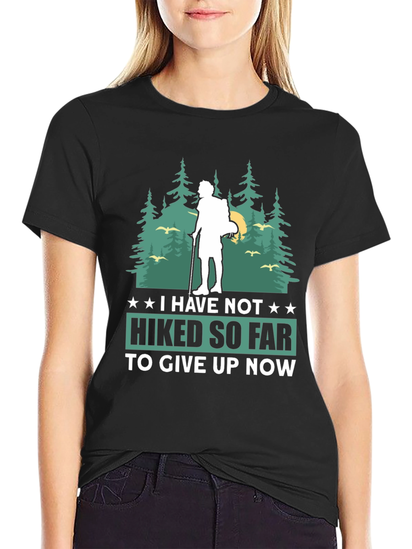 Hiking Adventure T-Shirt - Never Give Up!