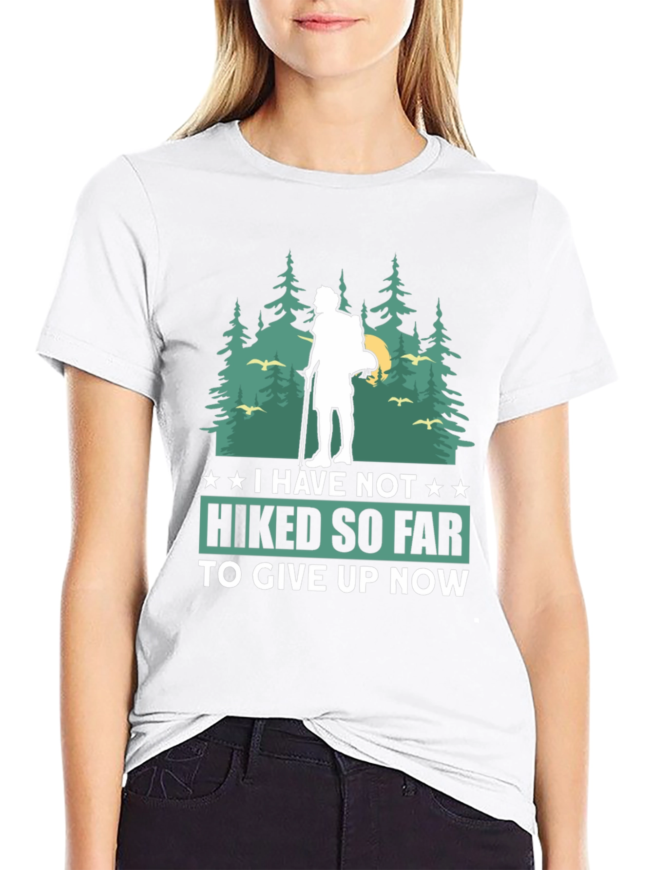 Hiking Adventure T-Shirt - Never Give Up!