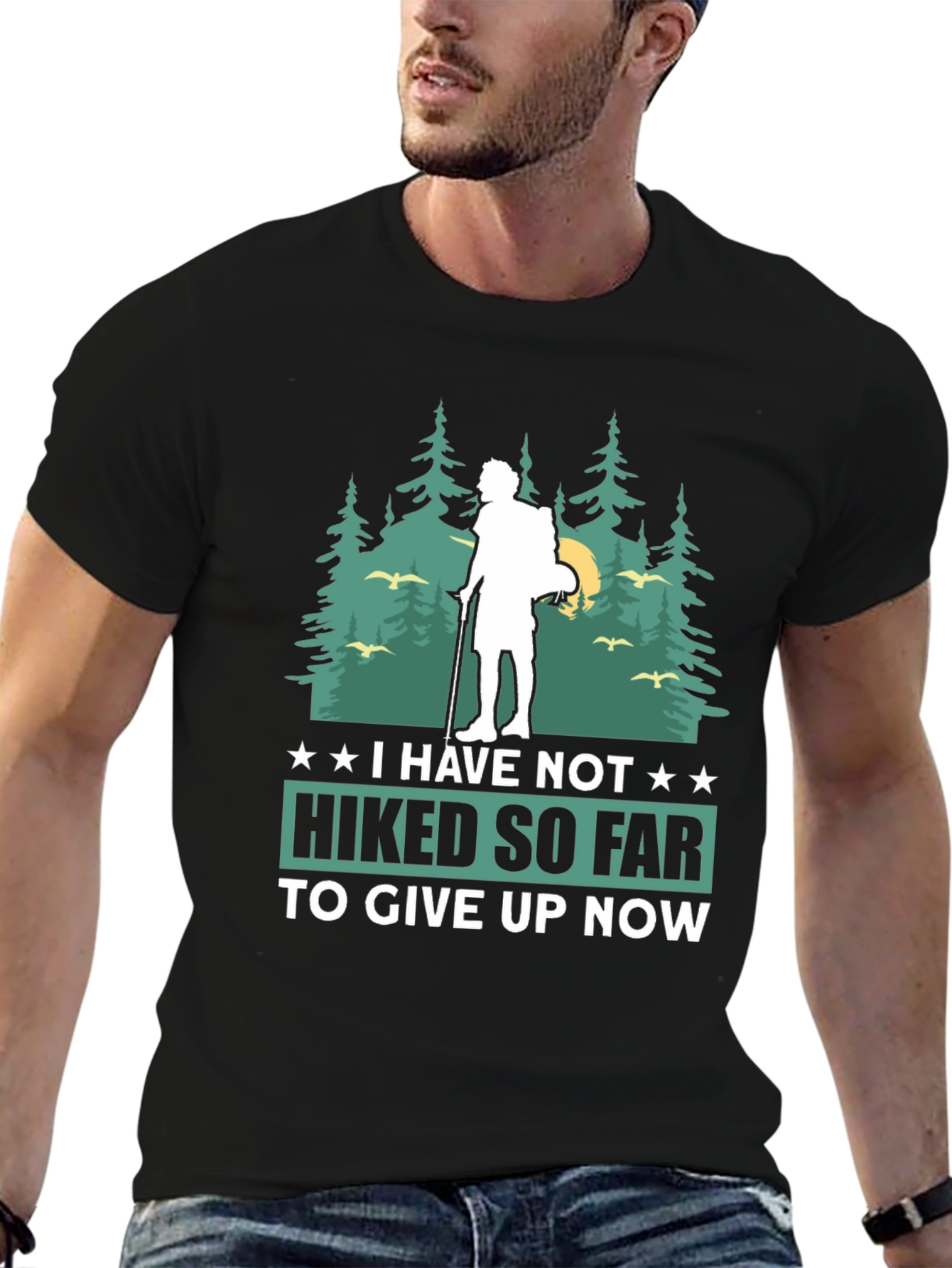 Hiking Adventure T-Shirt - Never Give Up!