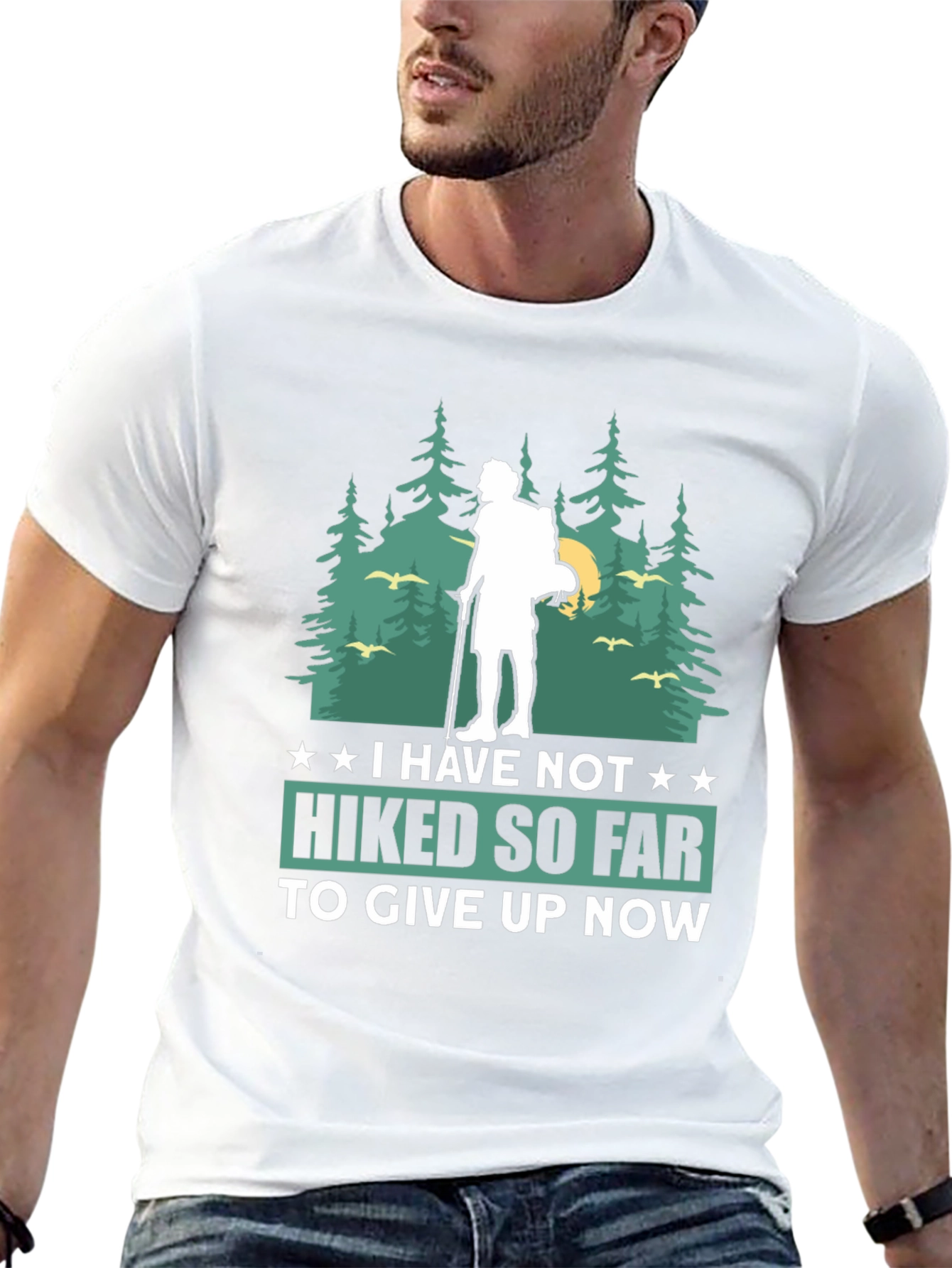 Hiking Adventure T-Shirt - Never Give Up!