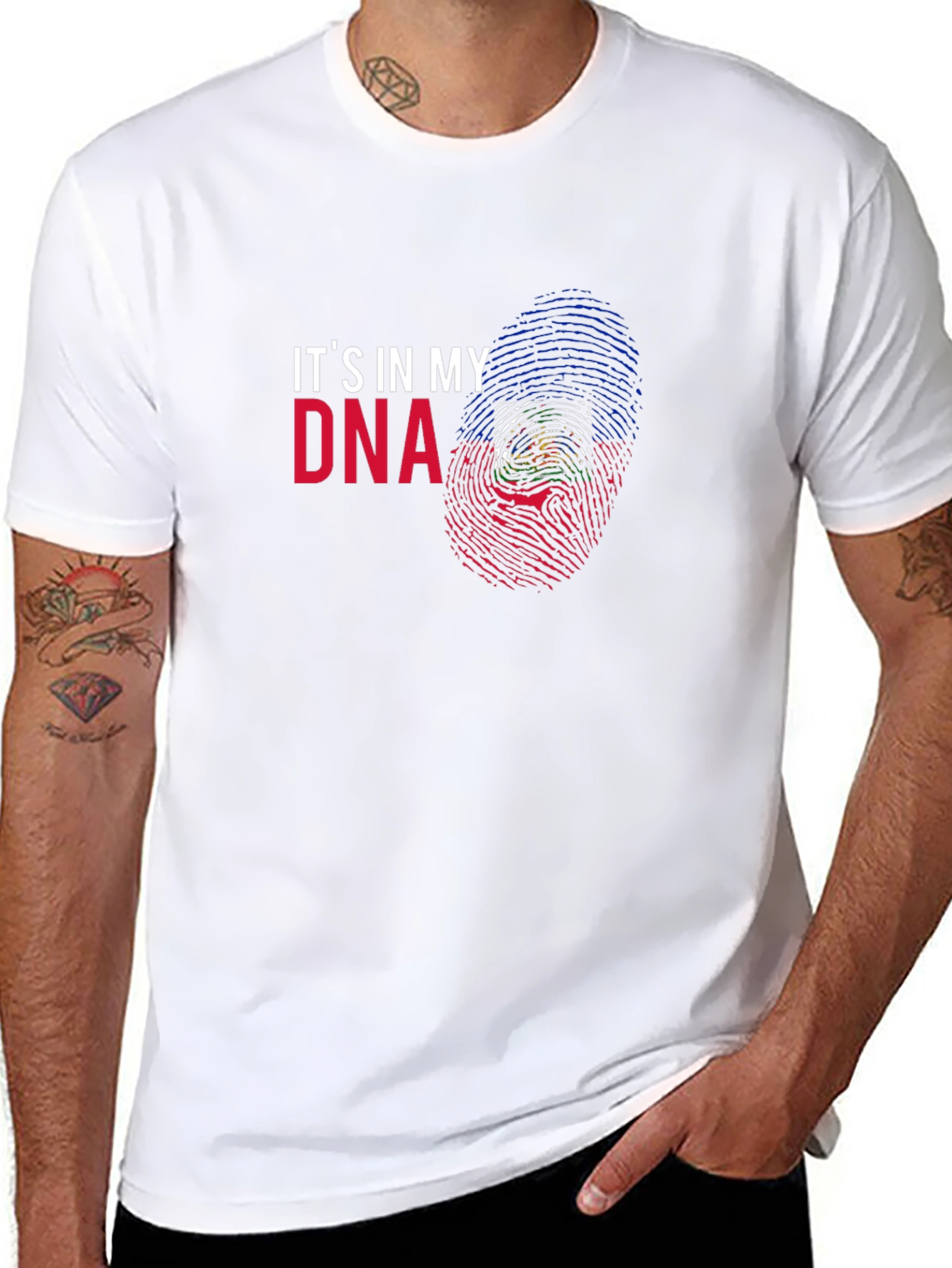 Its In My DNA Graphic Tee - Haiti Flag