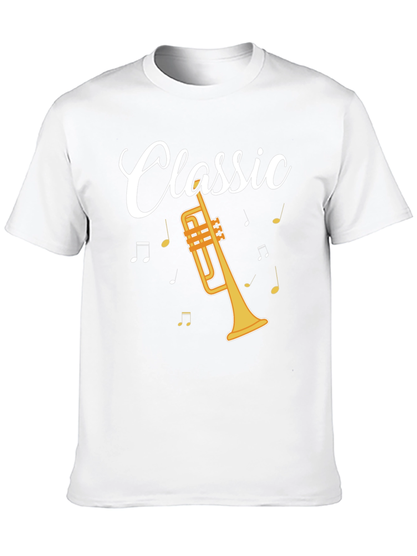 Classic Trumpet Graphic Tee - Musicians Style