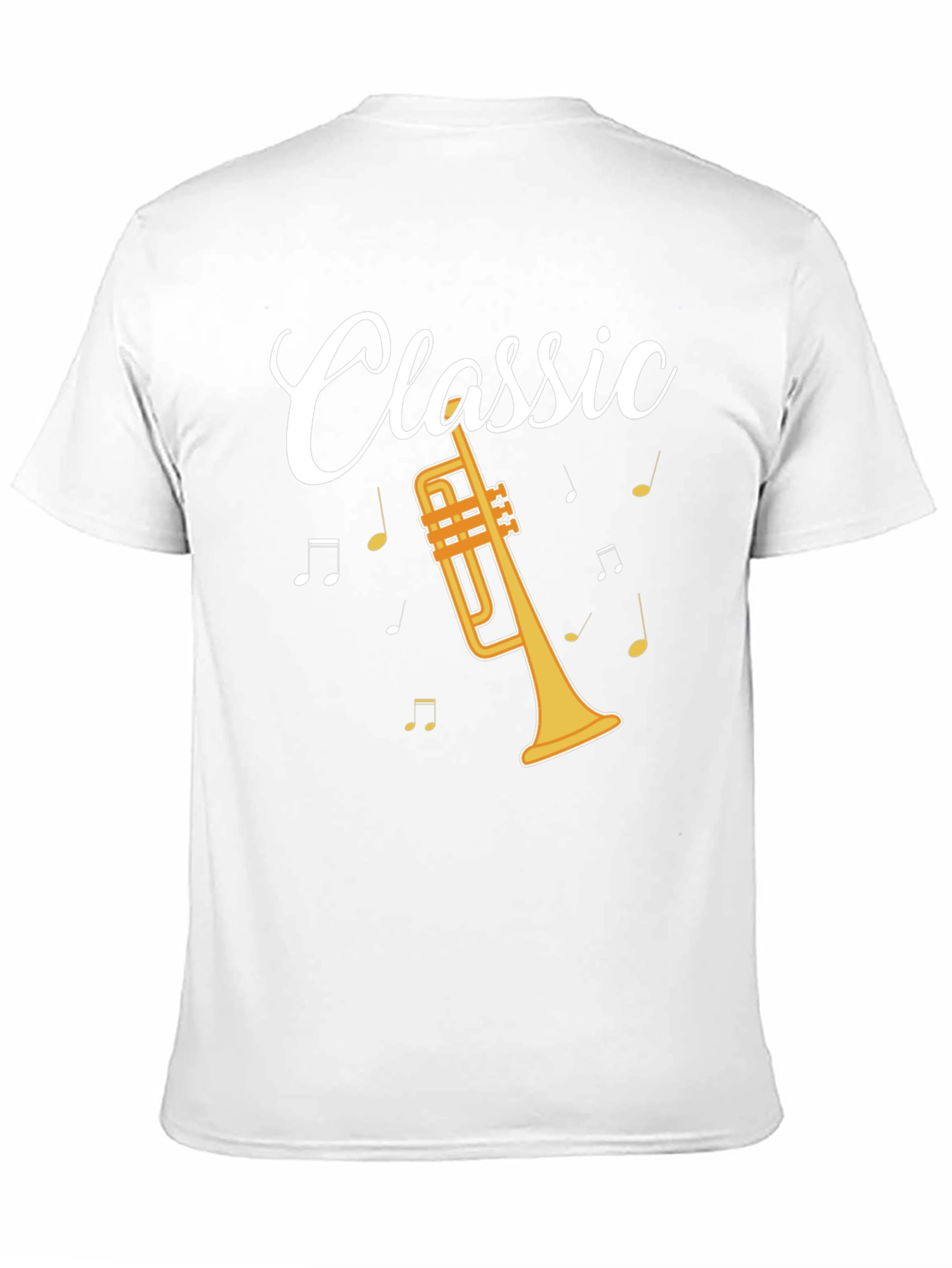 Classic Trumpet Graphic Tee - Musicians Style