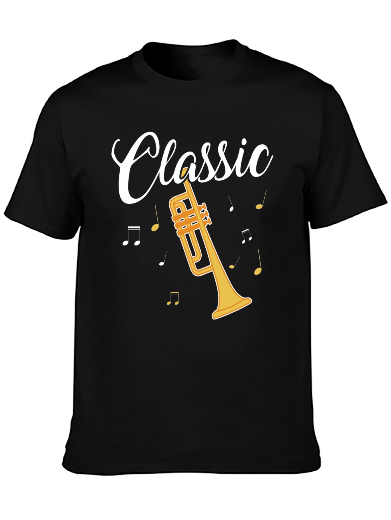 Classic Trumpet Graphic Tee - Musicians Style