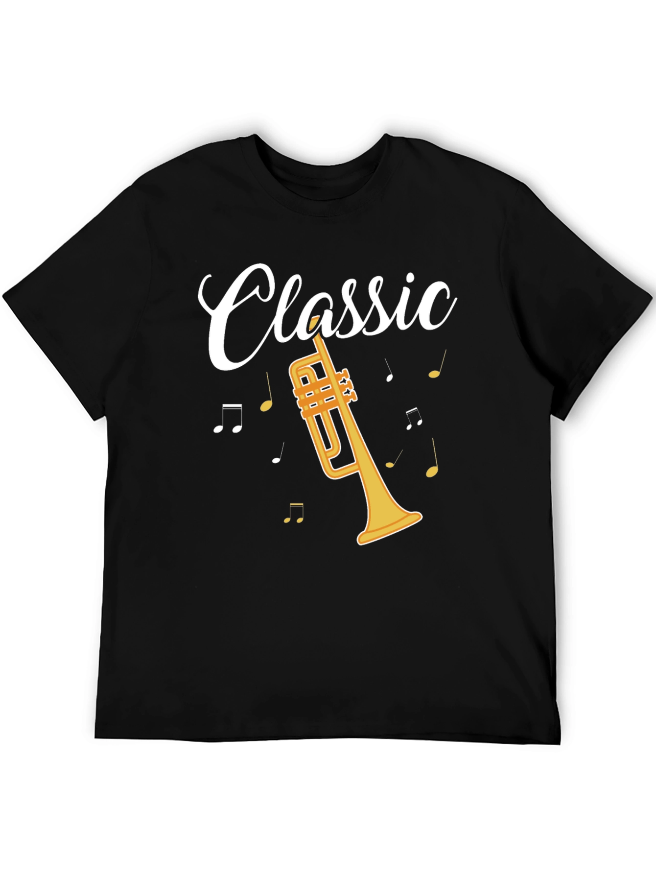 Classic Trumpet Graphic Tee - Musicians Style