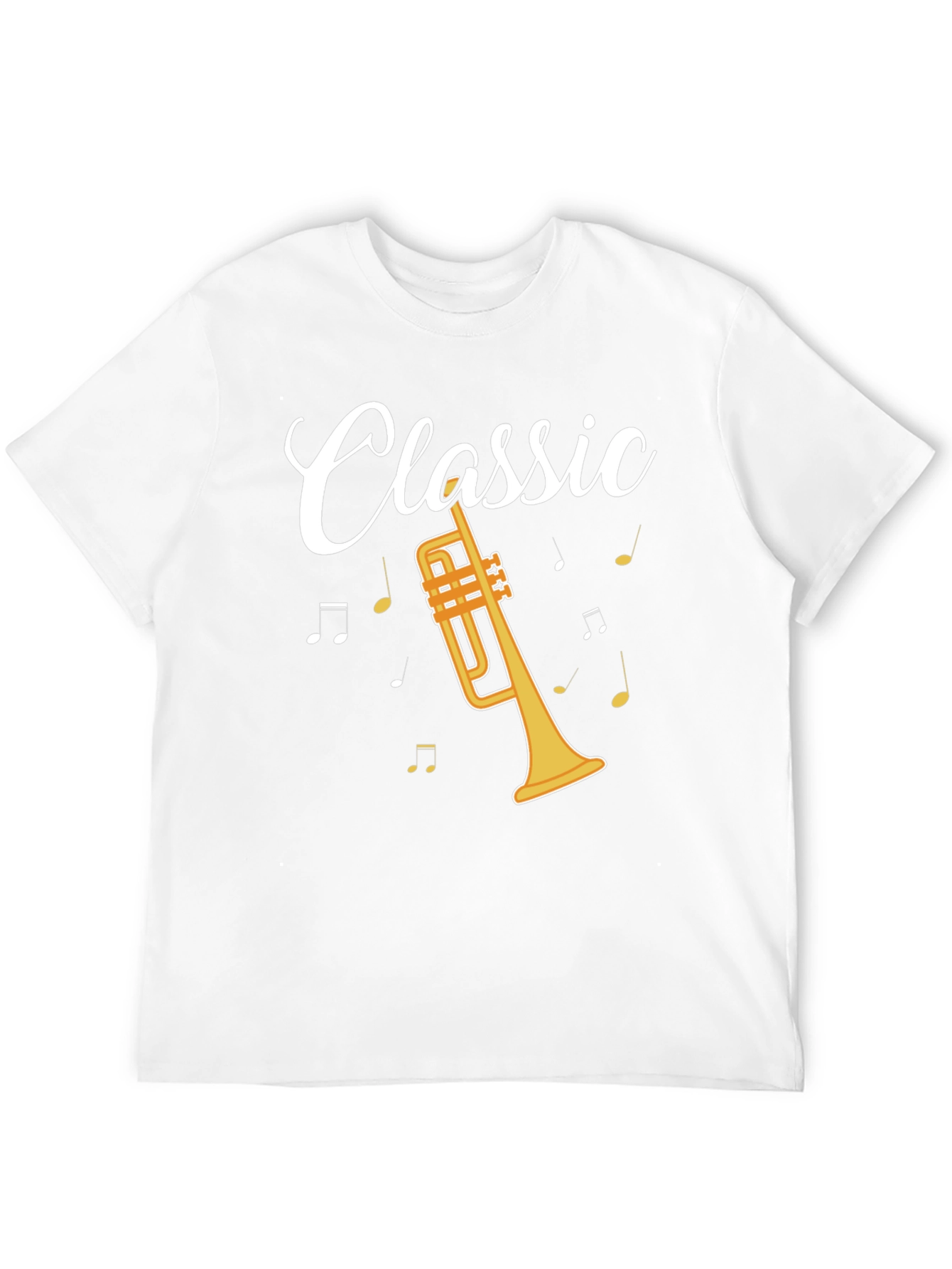 Classic Trumpet Graphic Tee - Musicians Style