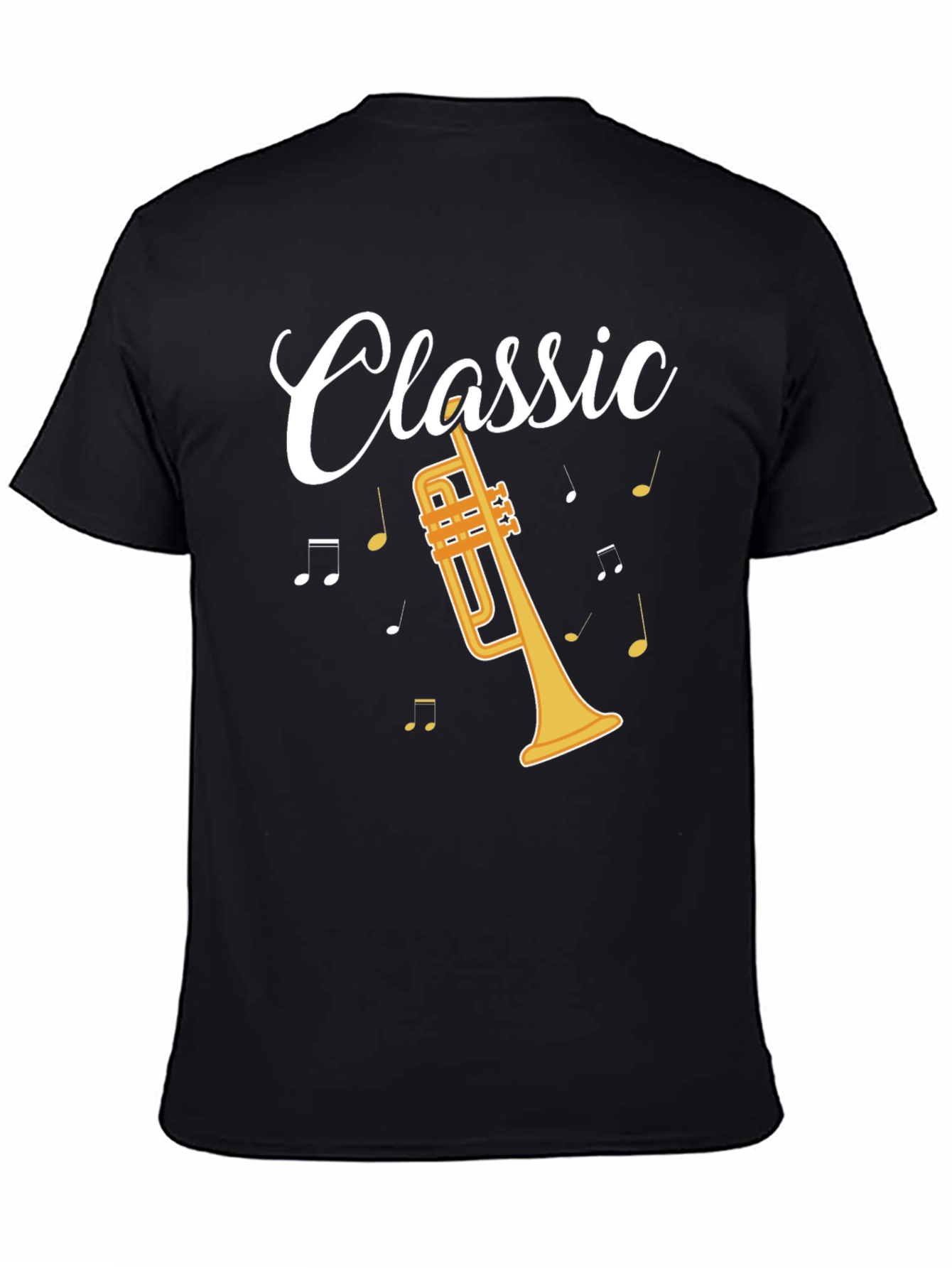 Classic Trumpet Graphic Tee - Musicians Style