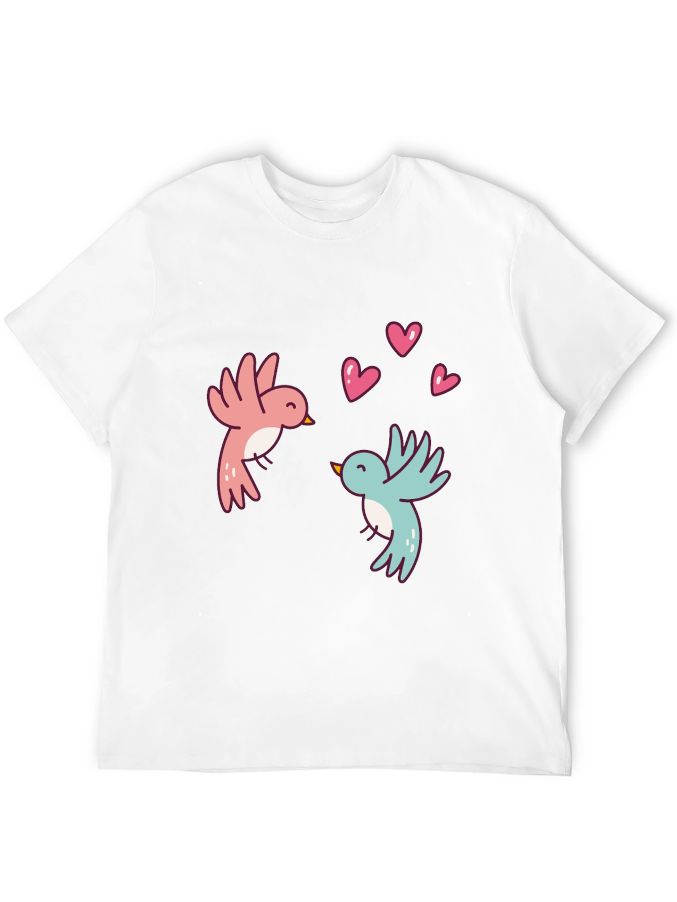 Love Birds Graphic Tee - Black