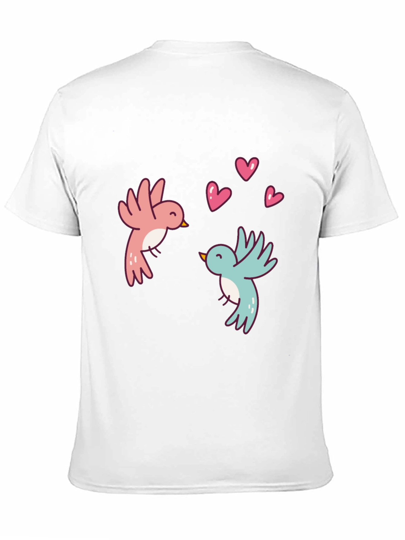 Love Birds Graphic Tee - Black