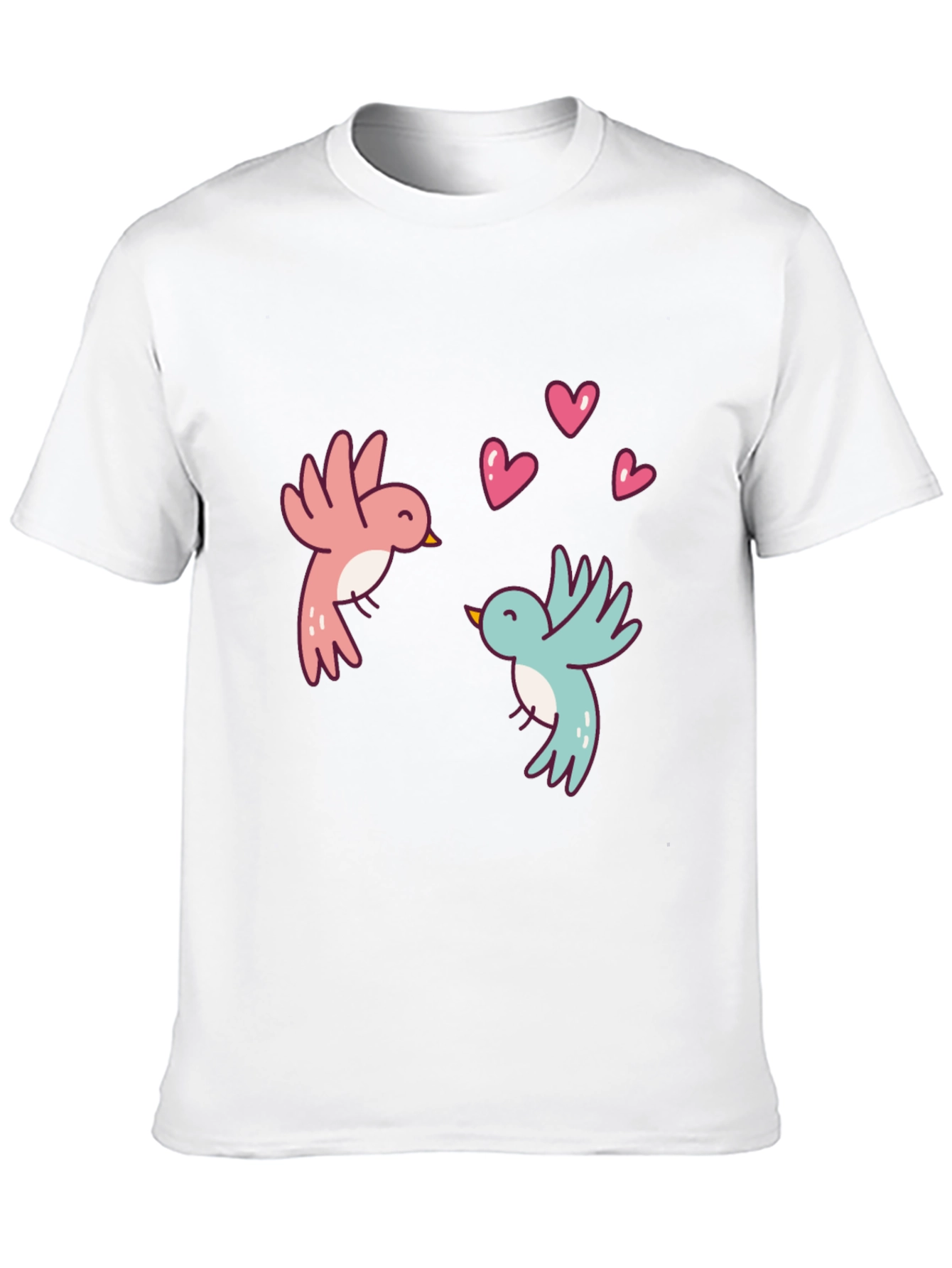Love Birds Graphic Tee - Black