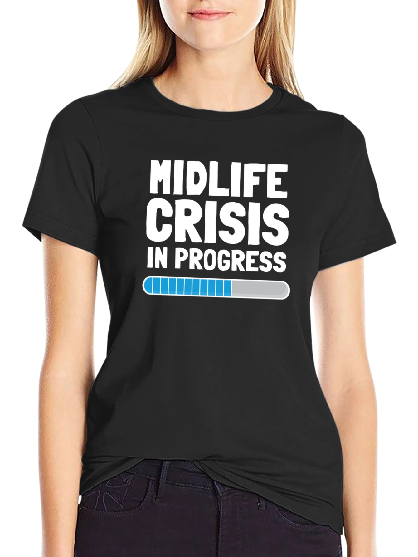 Midlife Crisis Humor Graphic T-Shirt