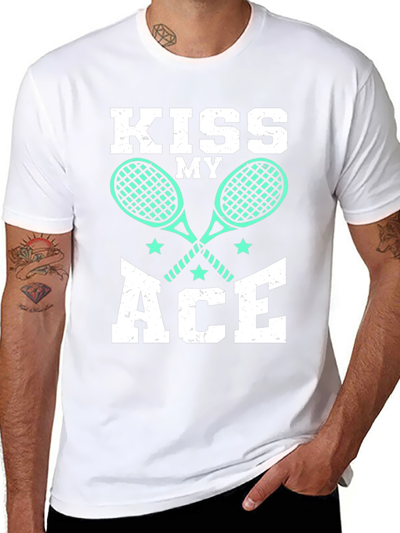 Kiss My Ace Tennis Graphic Tee