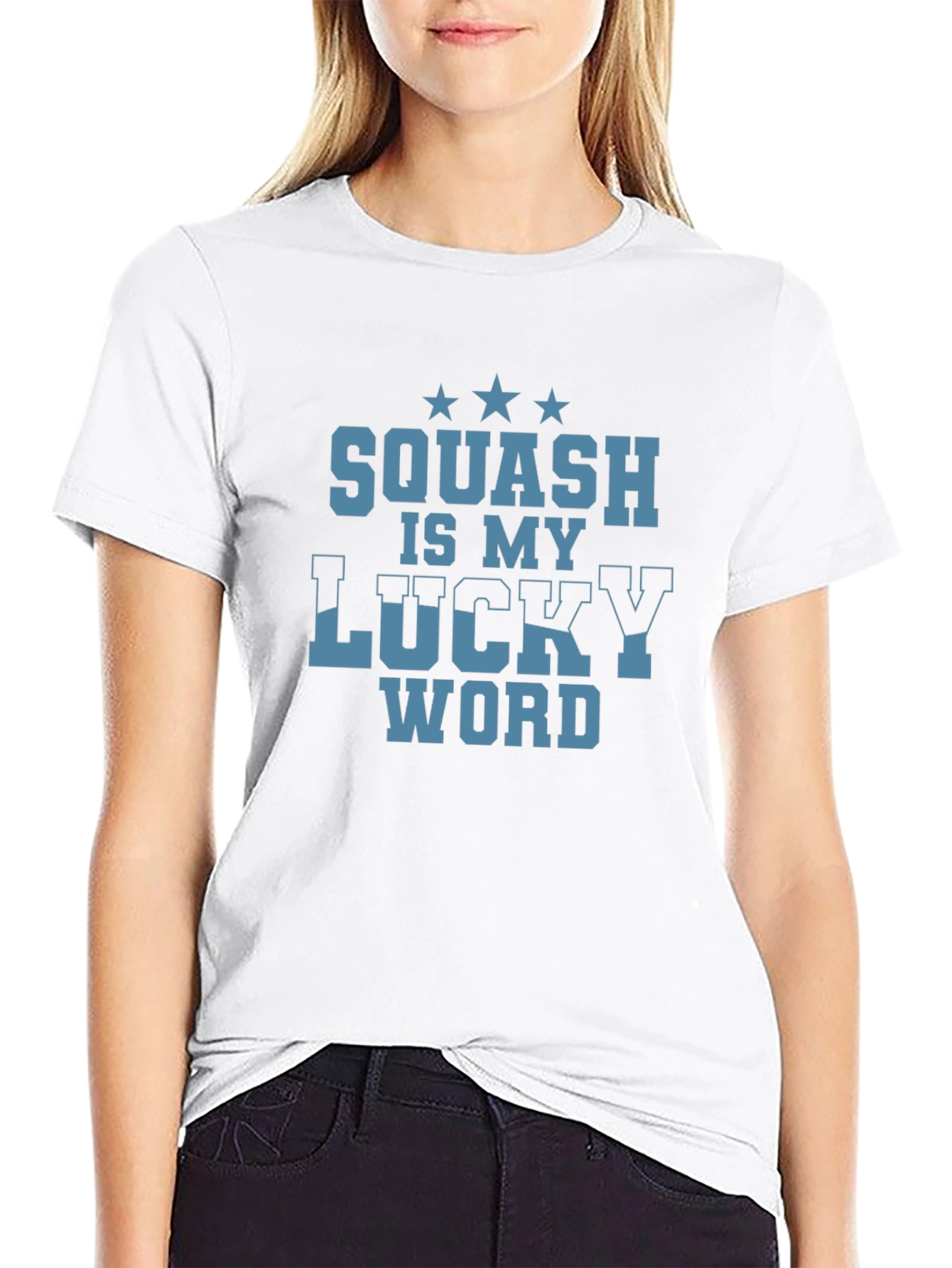 Squash is My Lucky Word T-Shirt