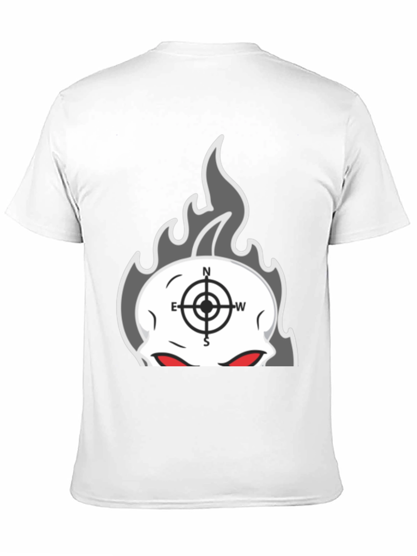 Skull Compass Graphic T-Shirt