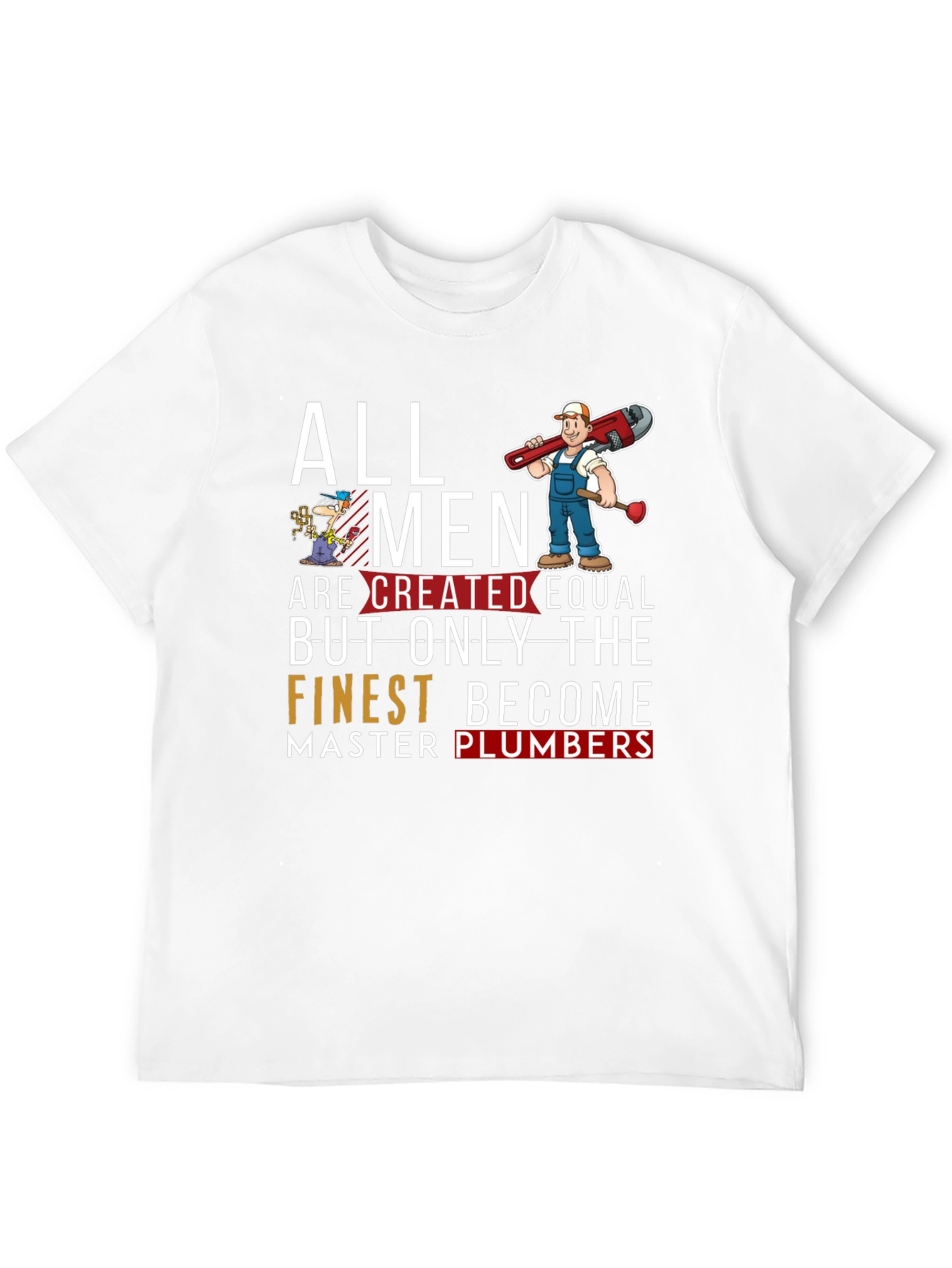 Master Plumber Graphic T-Shirt - Black