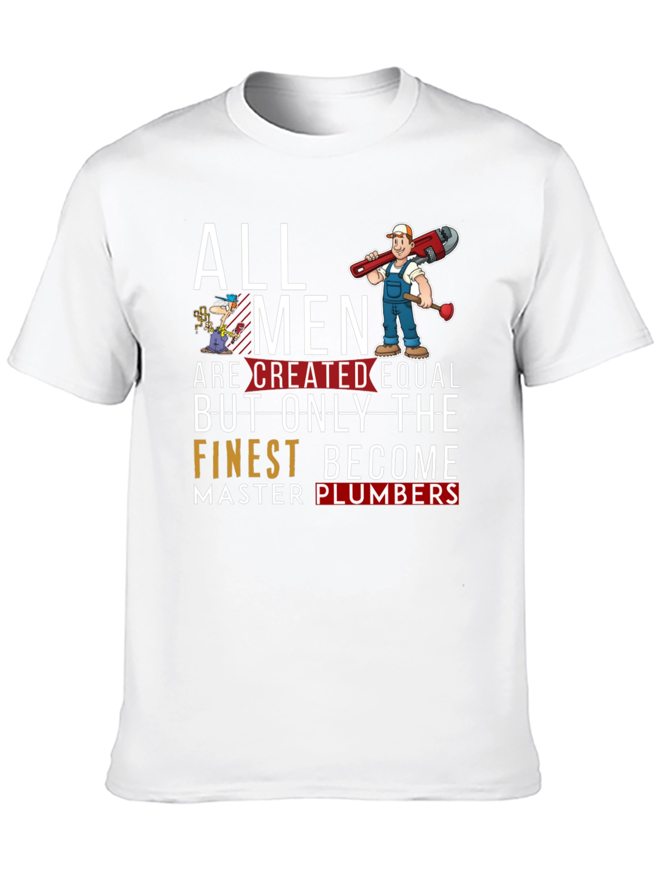 Master Plumber Graphic T-Shirt - Black