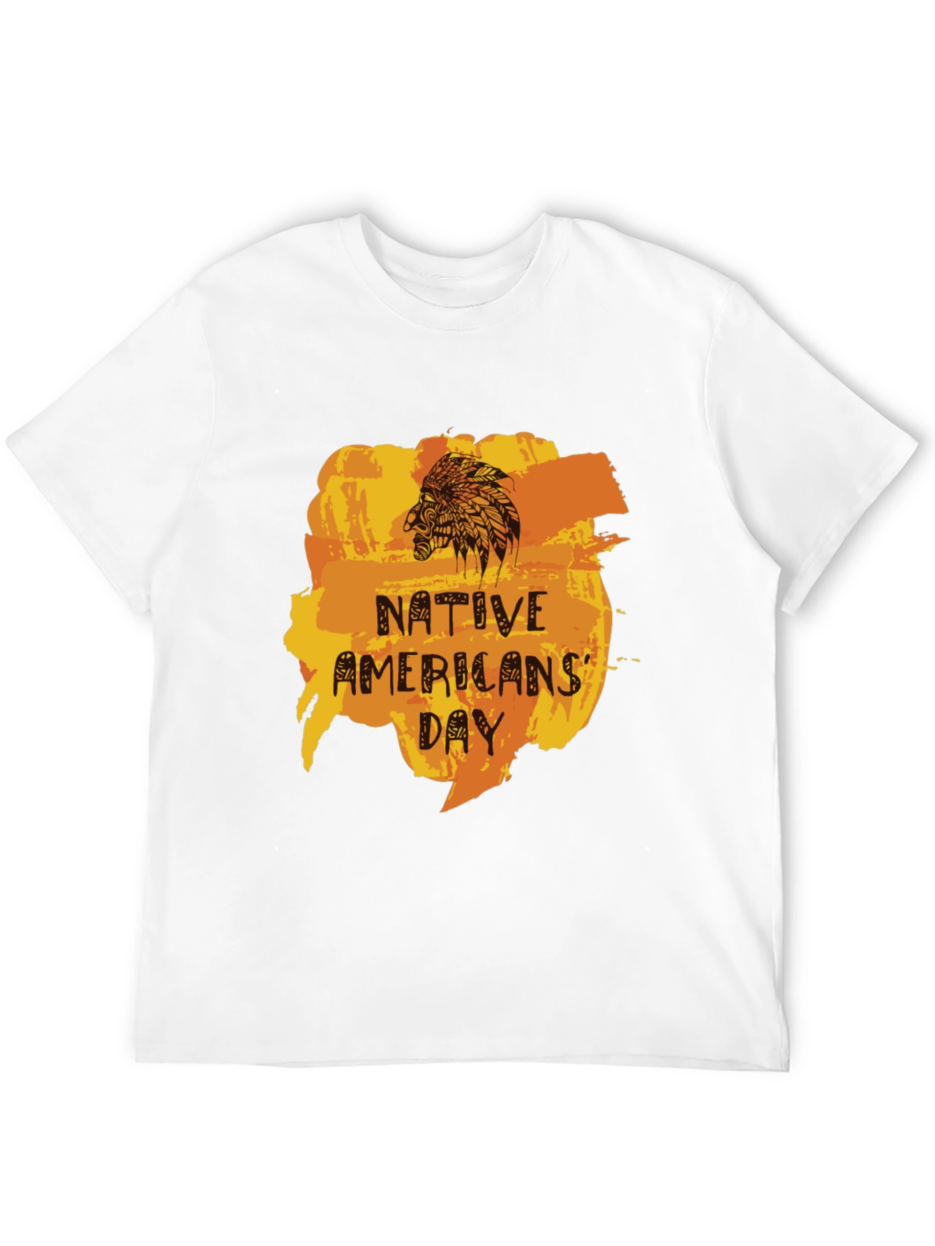 Native Americans Day Graphic Tee - Unisex Black T-Shirt