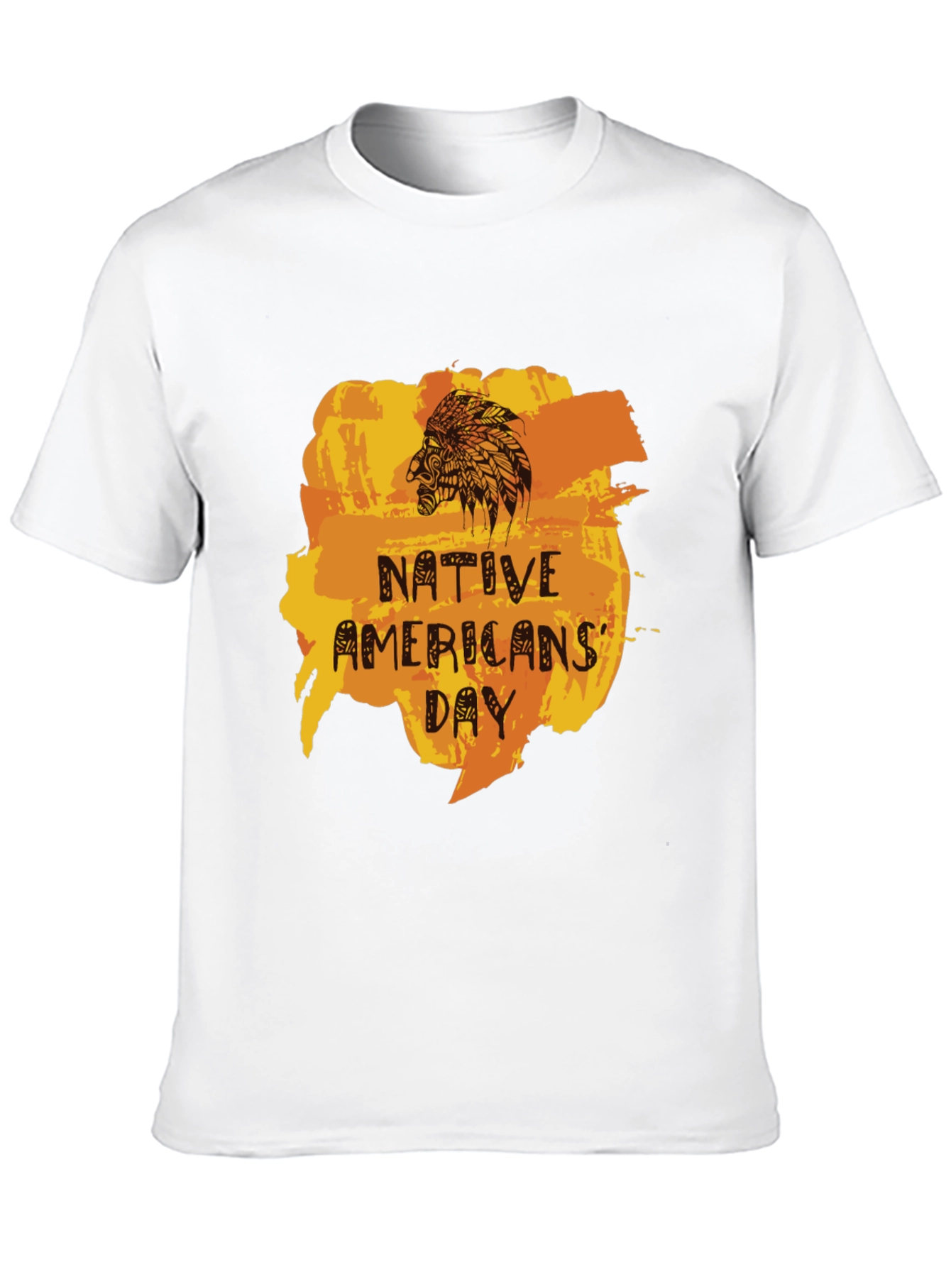 Native Americans Day Graphic Tee - Unisex Black T-Shirt