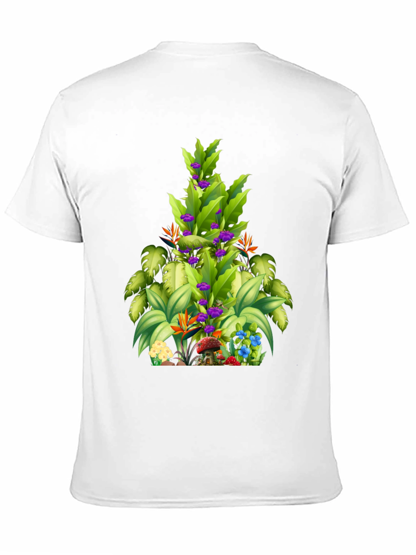 Tropical Plant Graphic T-Shirt
