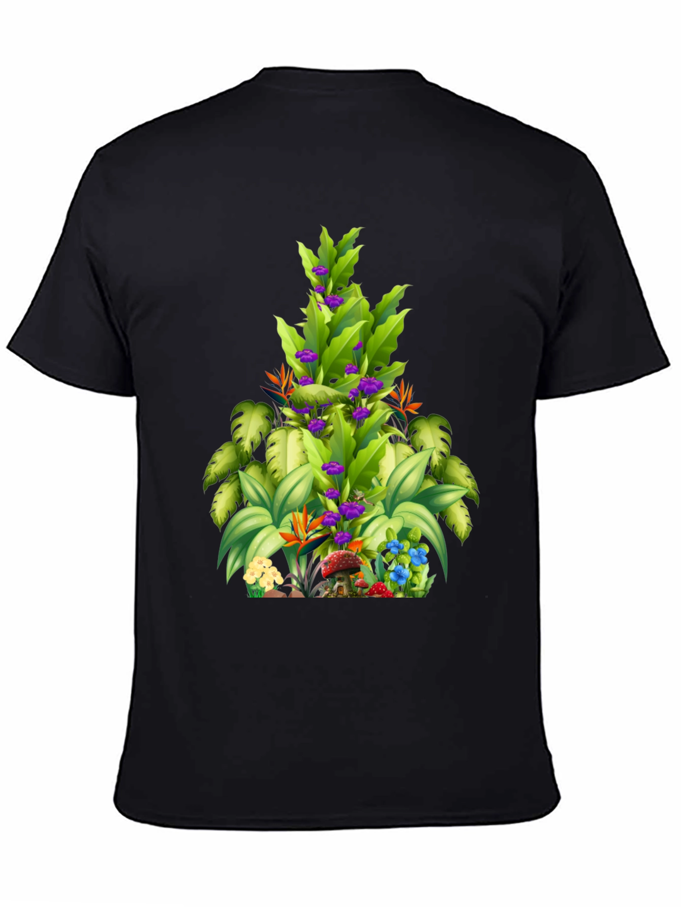 Tropical Plant Graphic T-Shirt