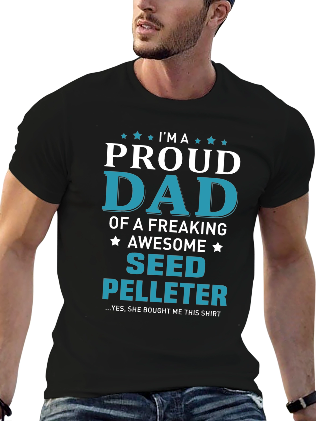 Proud Seed Pelleter Dad T-Shirt